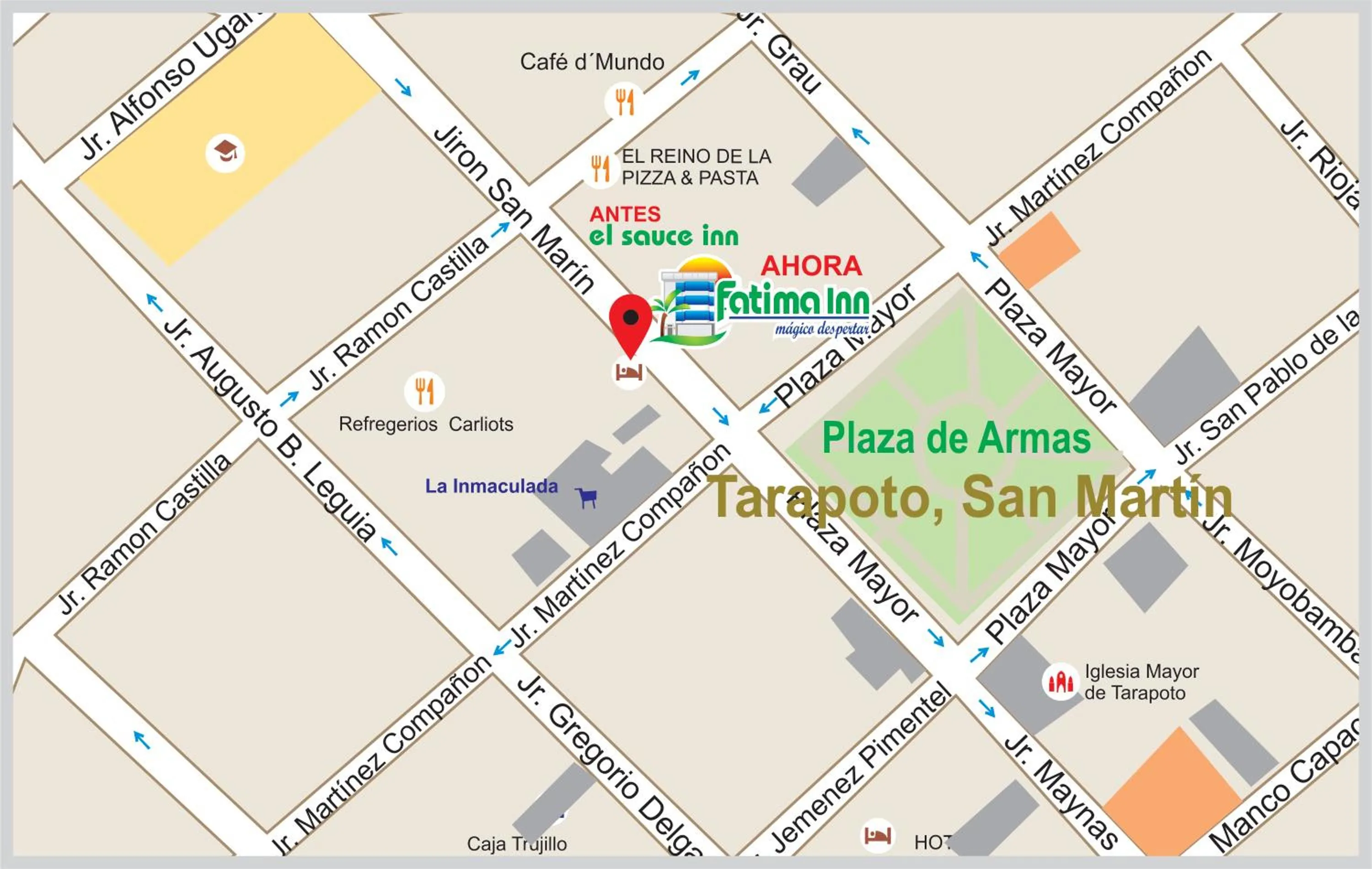 Property logo or sign in Hotel Fatima Inn