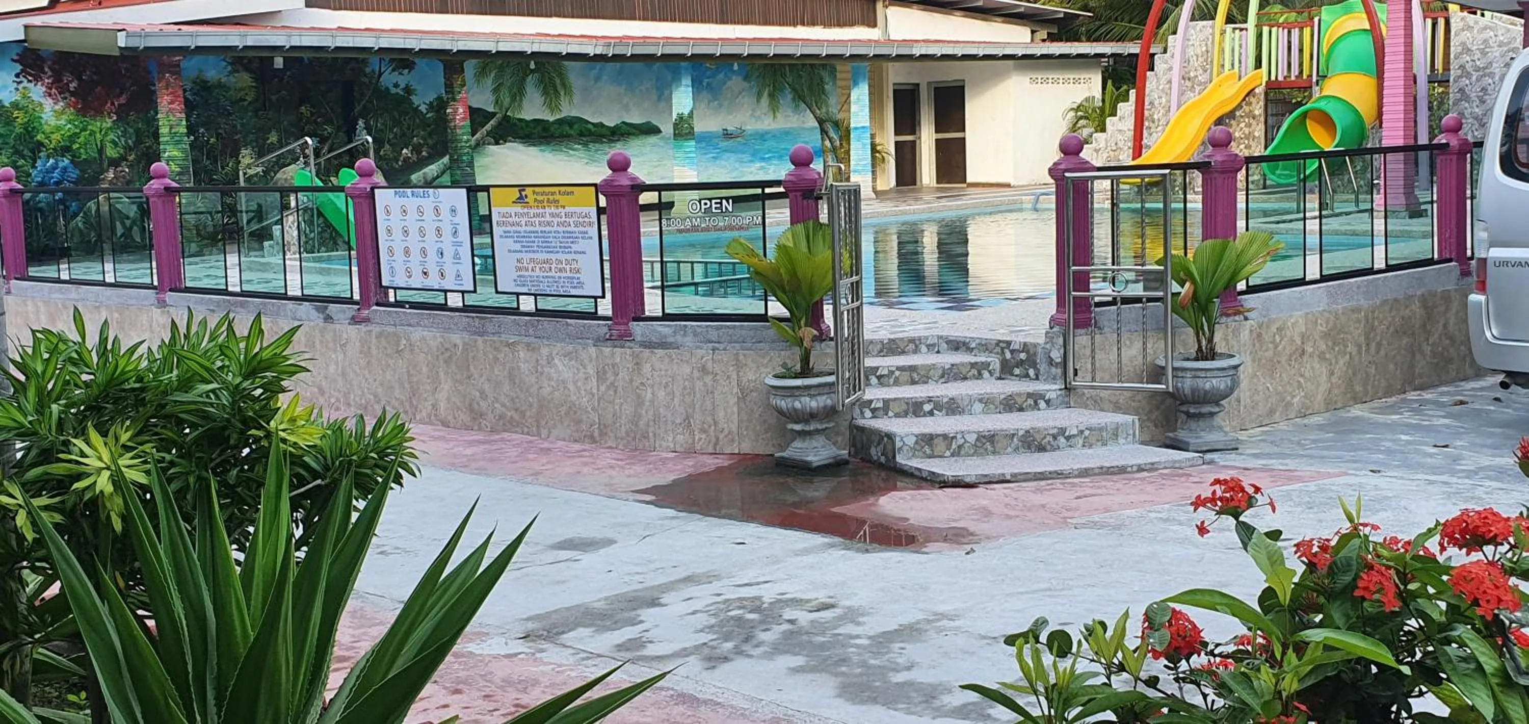 Swimming pool in Rasa Senang Villa -Islam Guest Only