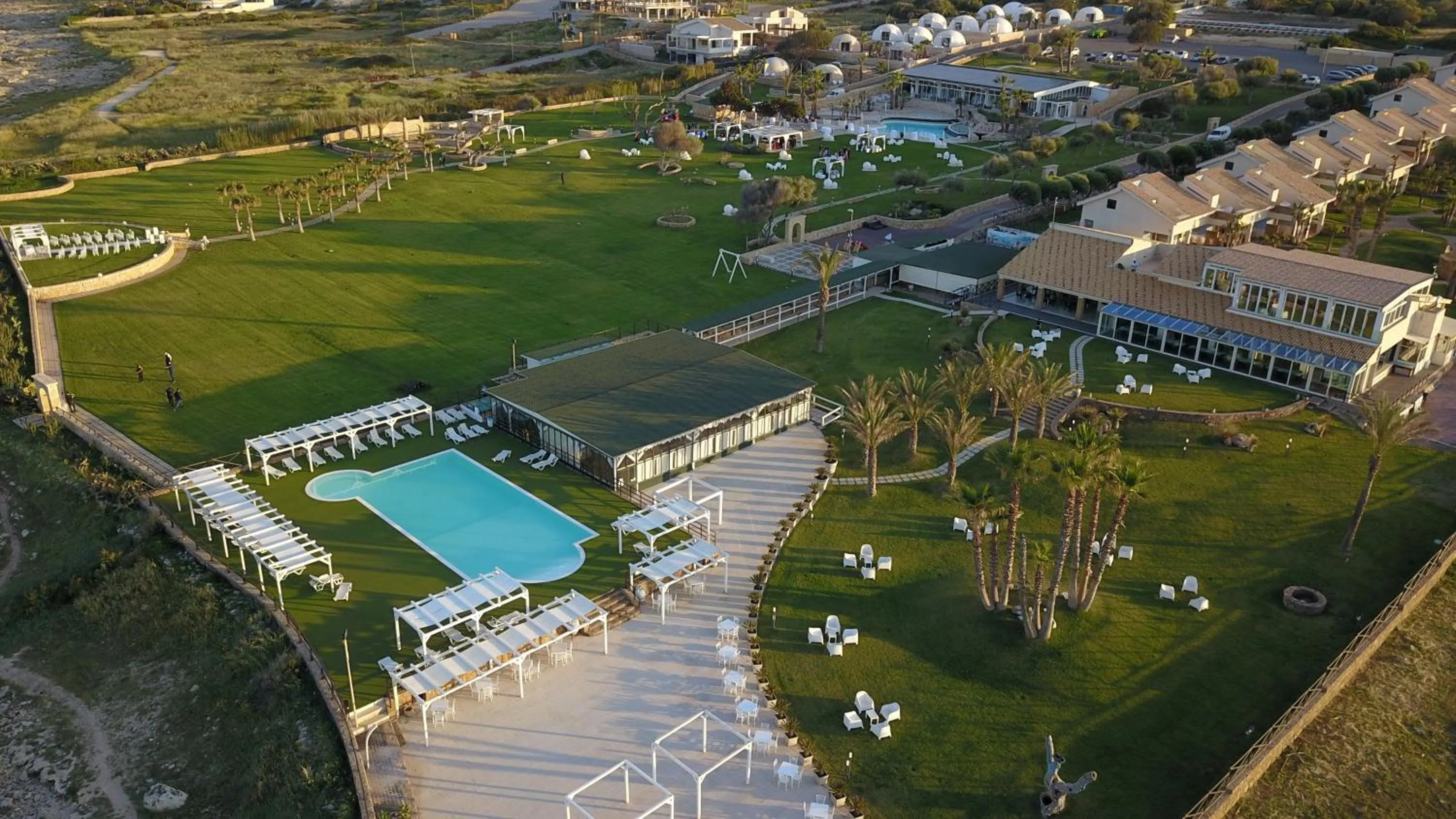 Bird's eye view in Hotel Capo Campolato