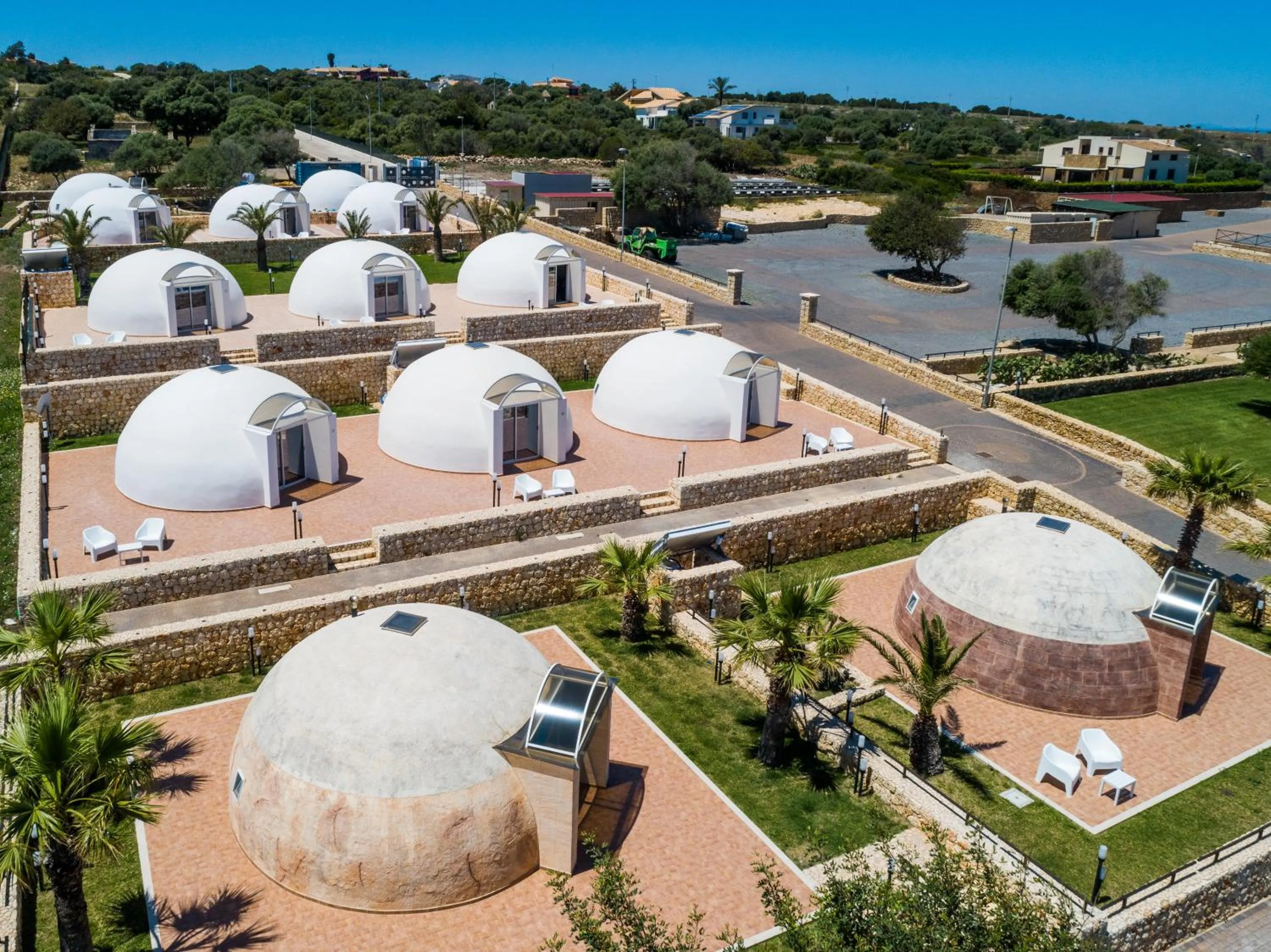 Bird's eye view in Hotel Capo Campolato