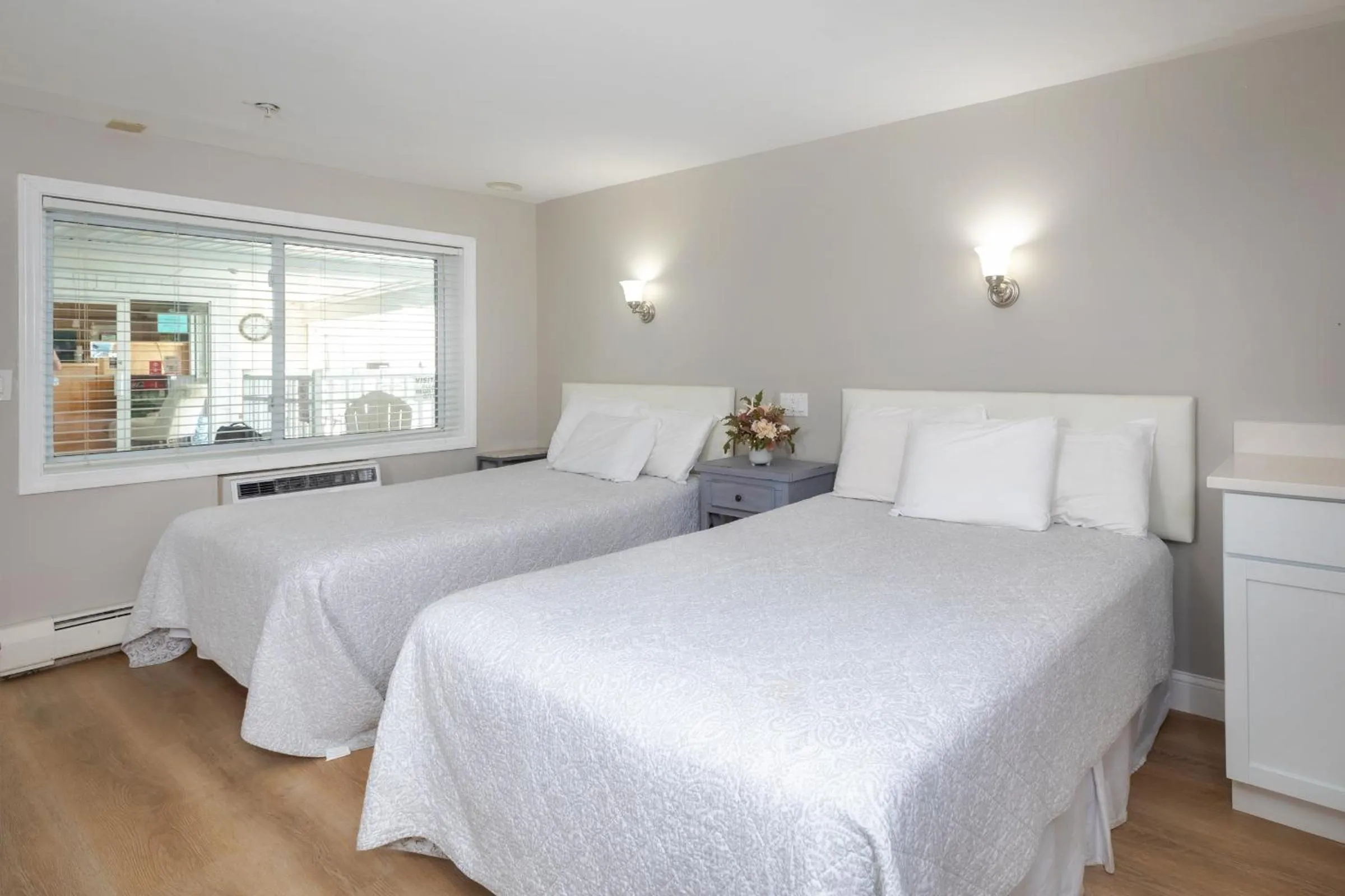 Bed in The Atlantic Motel