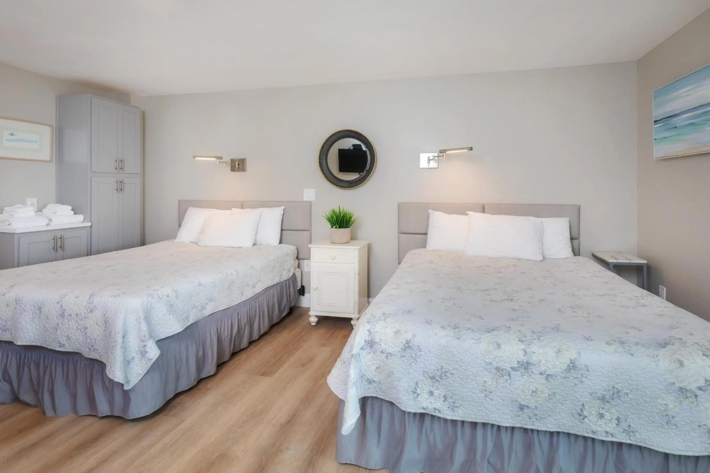 Bed in The Atlantic Motel