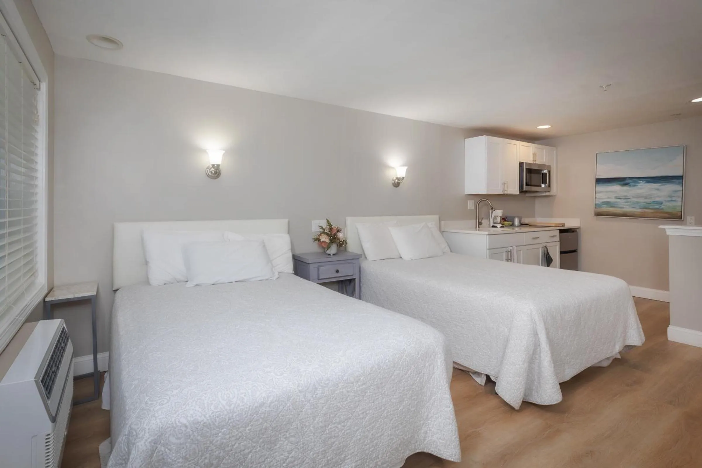 Bed in The Atlantic Motel