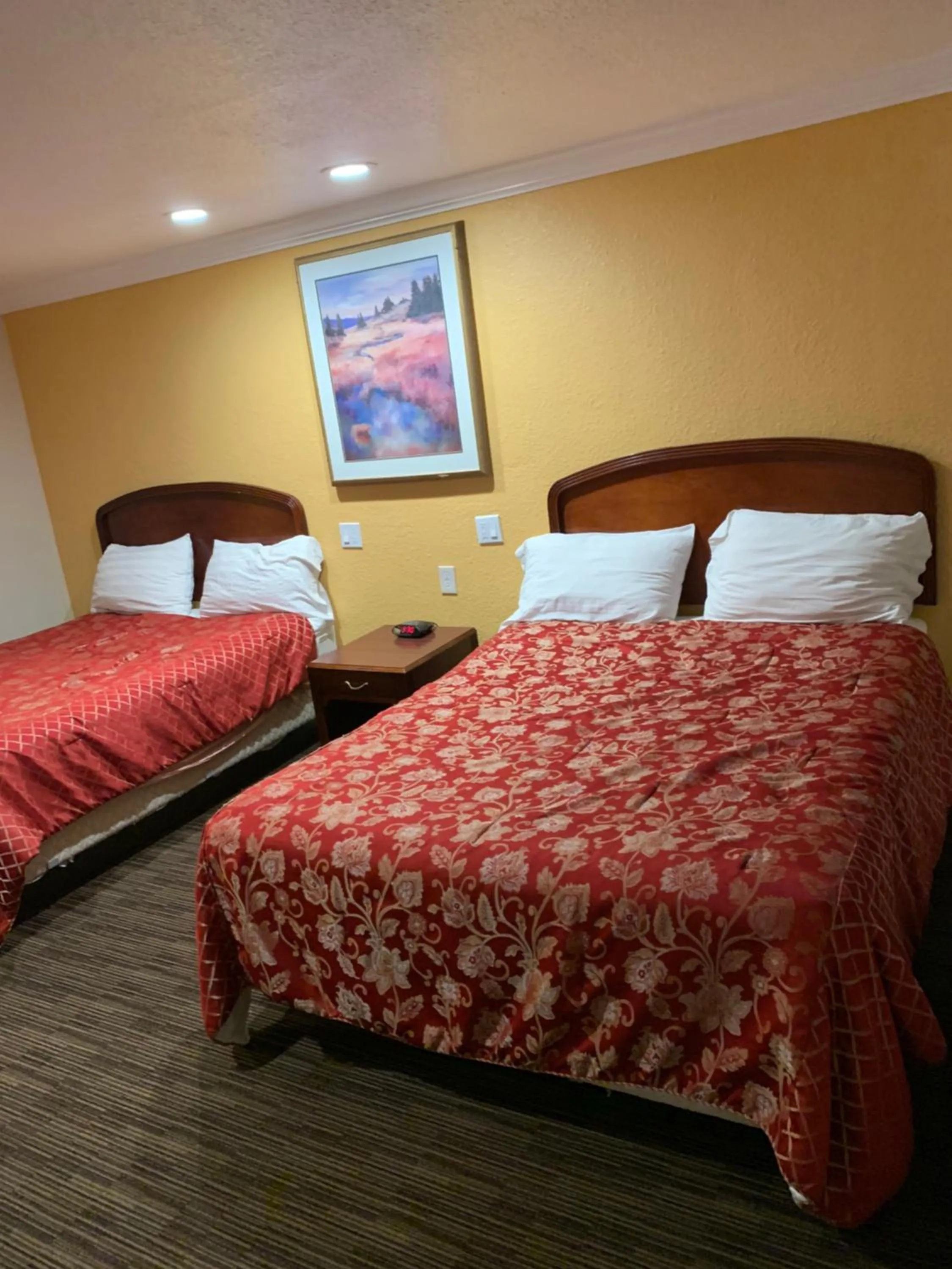 Bed in A-1 Budget Motel