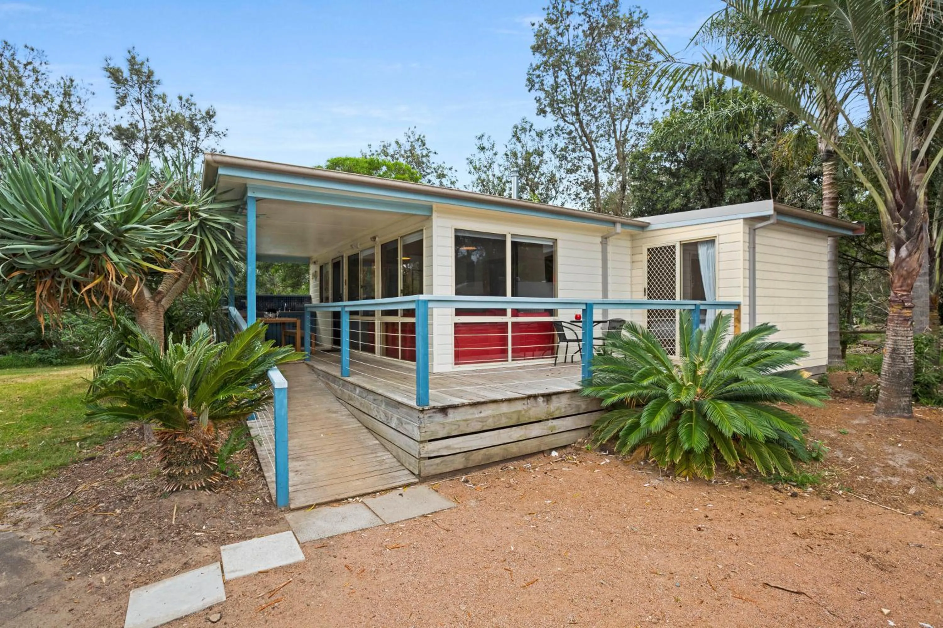 Street view in Seven Mile Beach Holiday Park