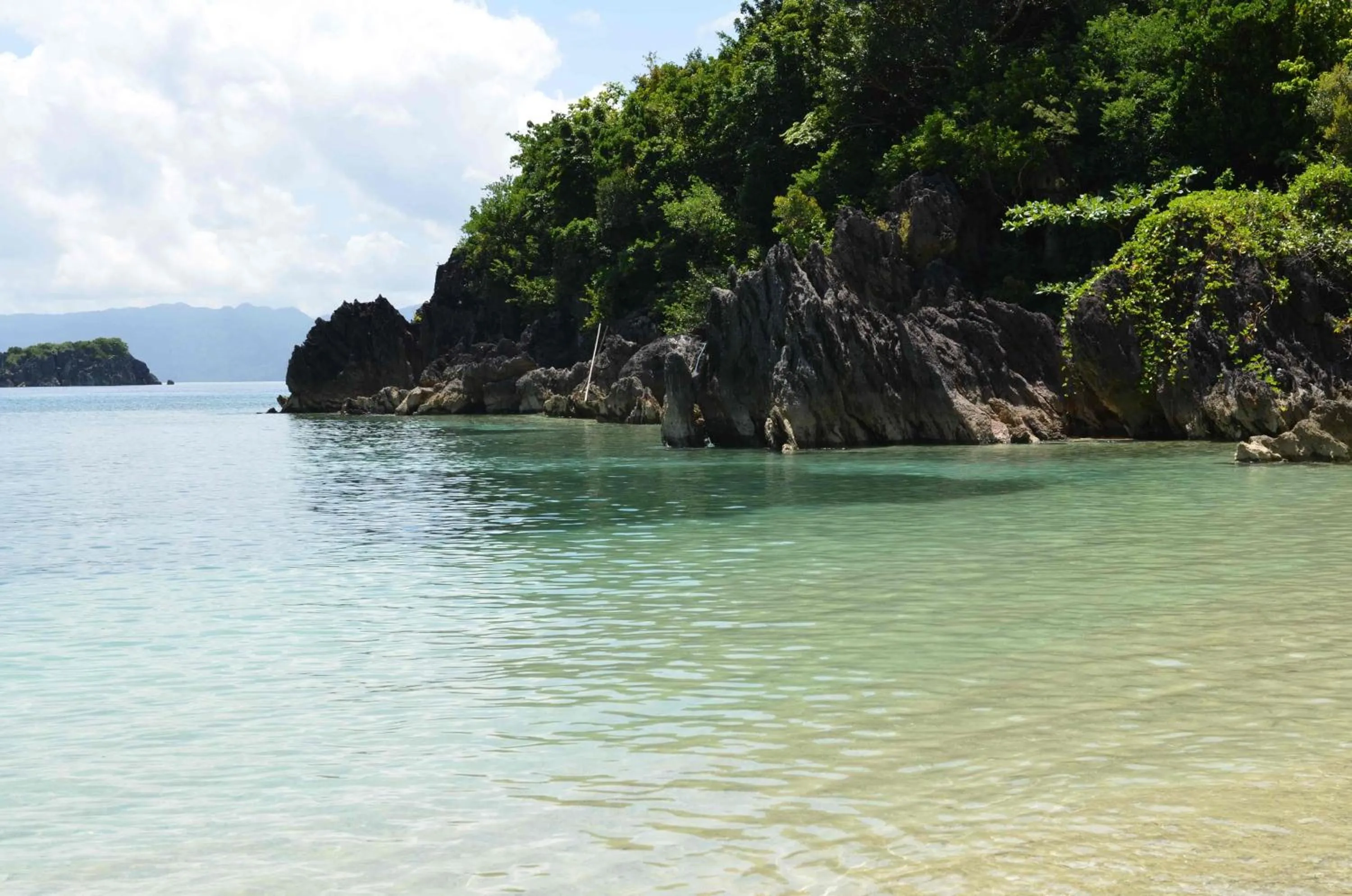 Natural landscape in Tugawe Cove Resort