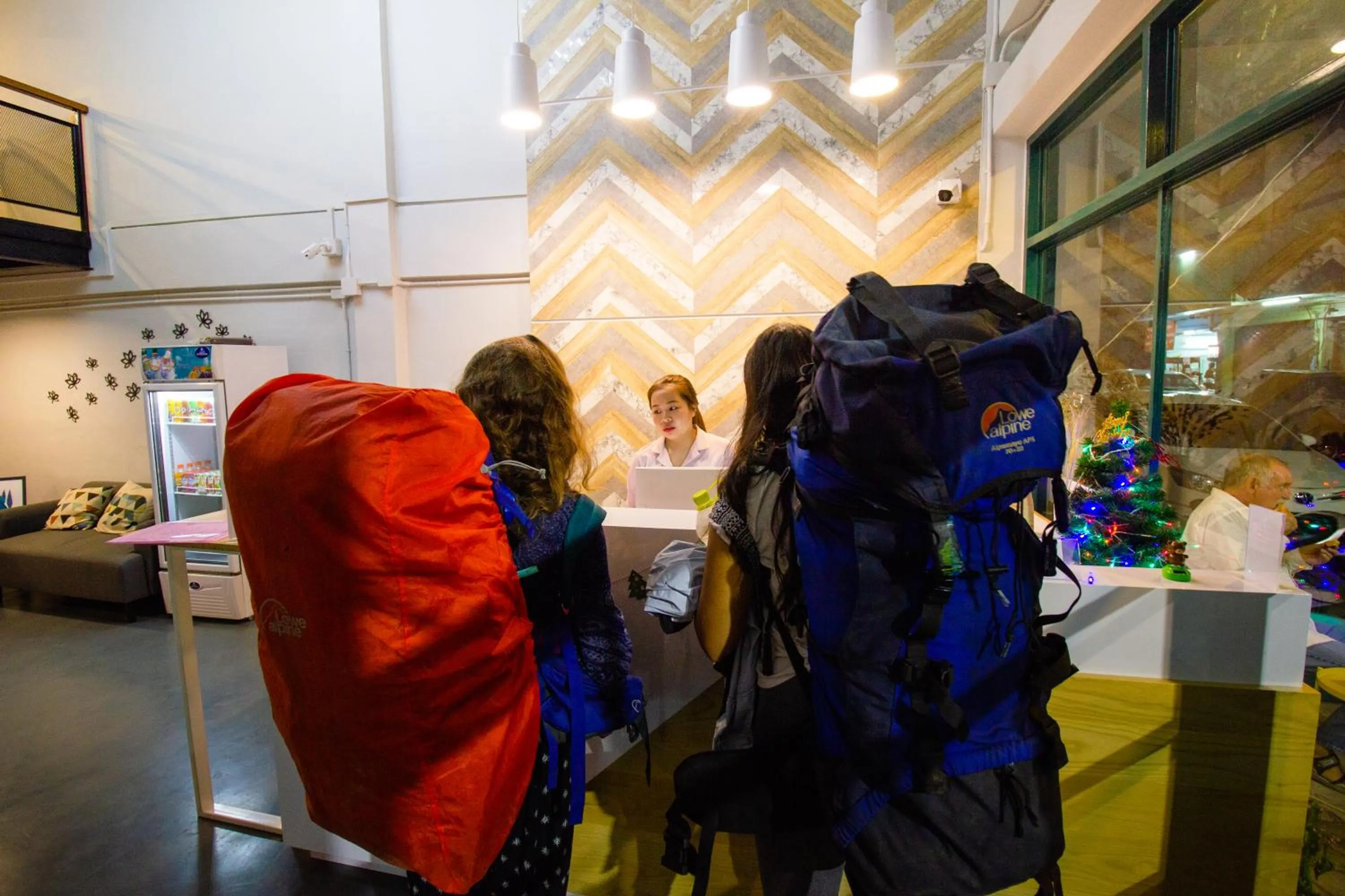 Facade/entrance in Busket Hostel