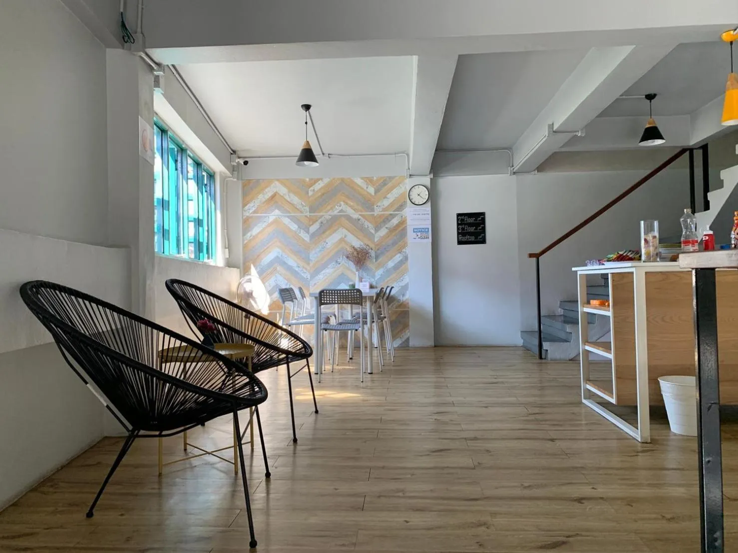 Living room in Busket Hostel