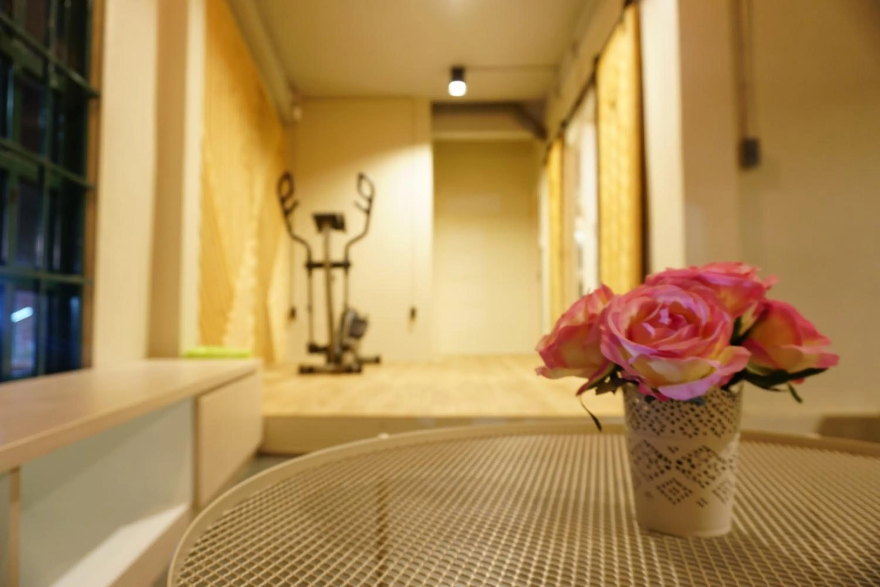 Seating area in Busket Hostel