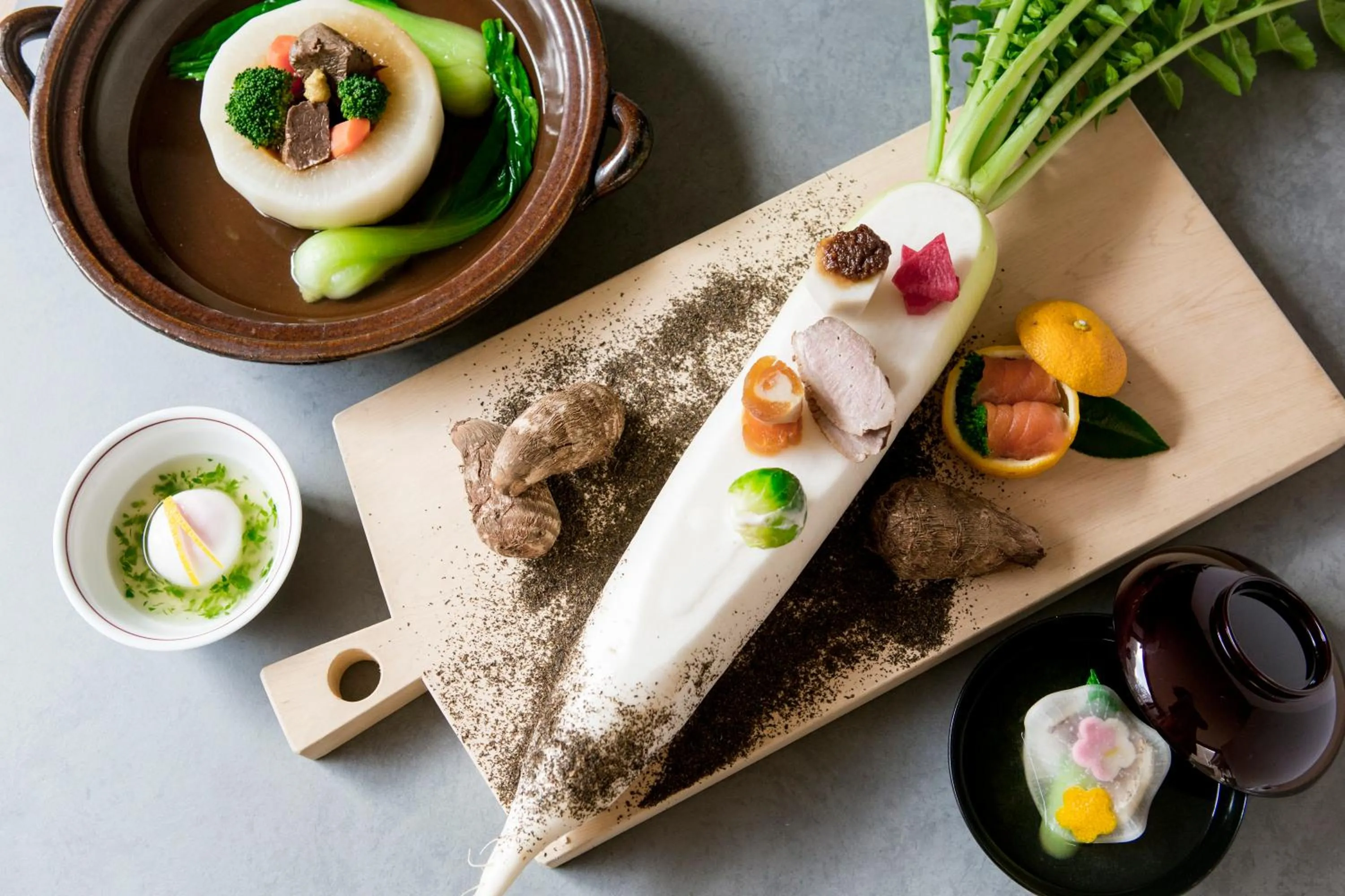 Food close-up in Myojinkan