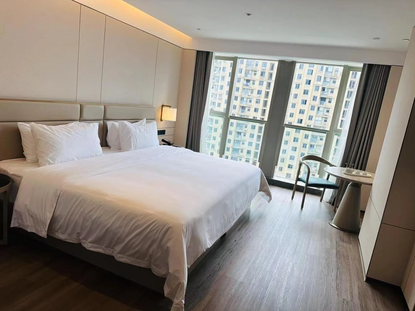 Bed in Manju Hotel Shaoxing Keqiao Wanda