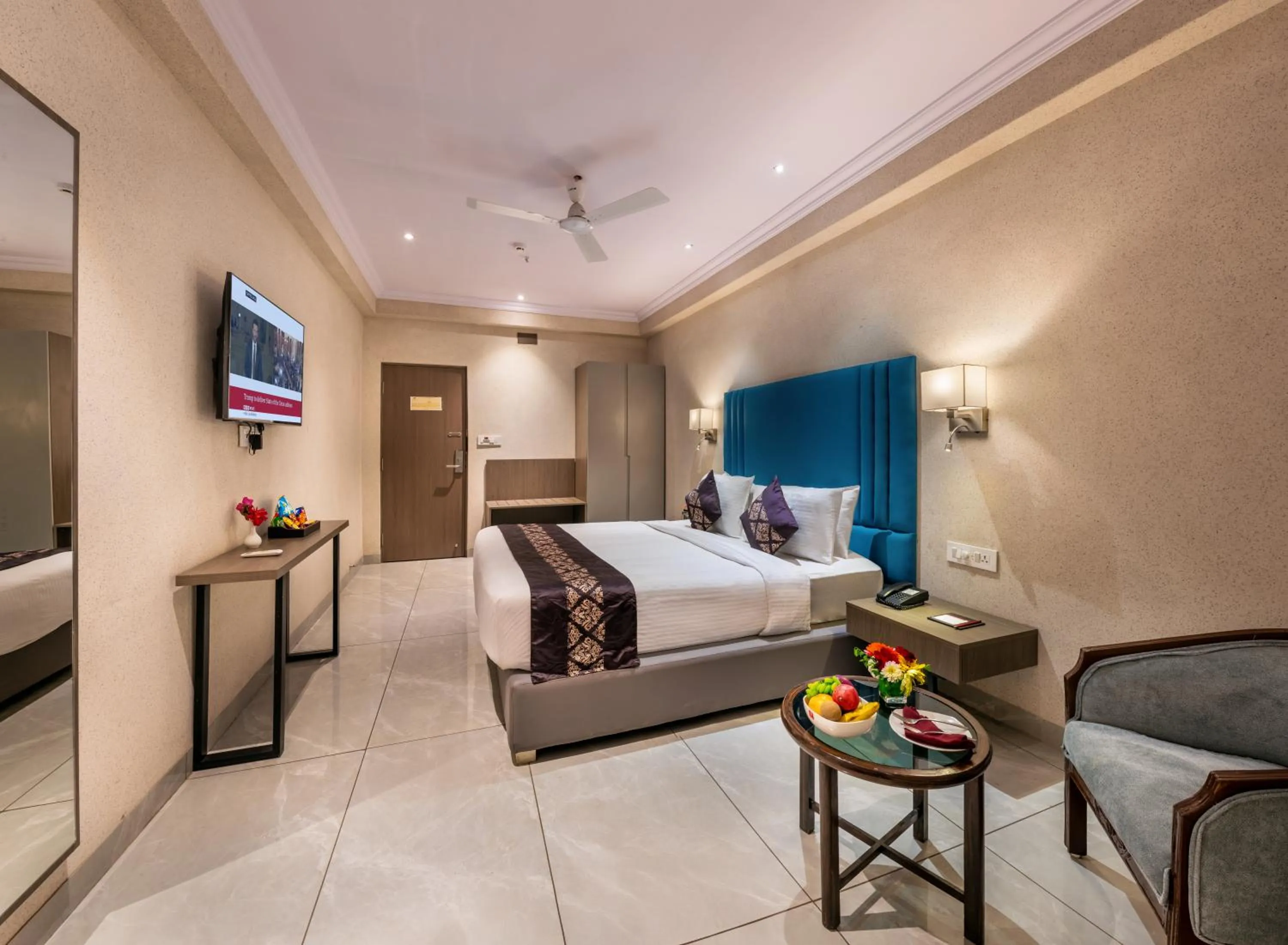 Photo of the whole room, Bed in Lords Eco Inn Dahej