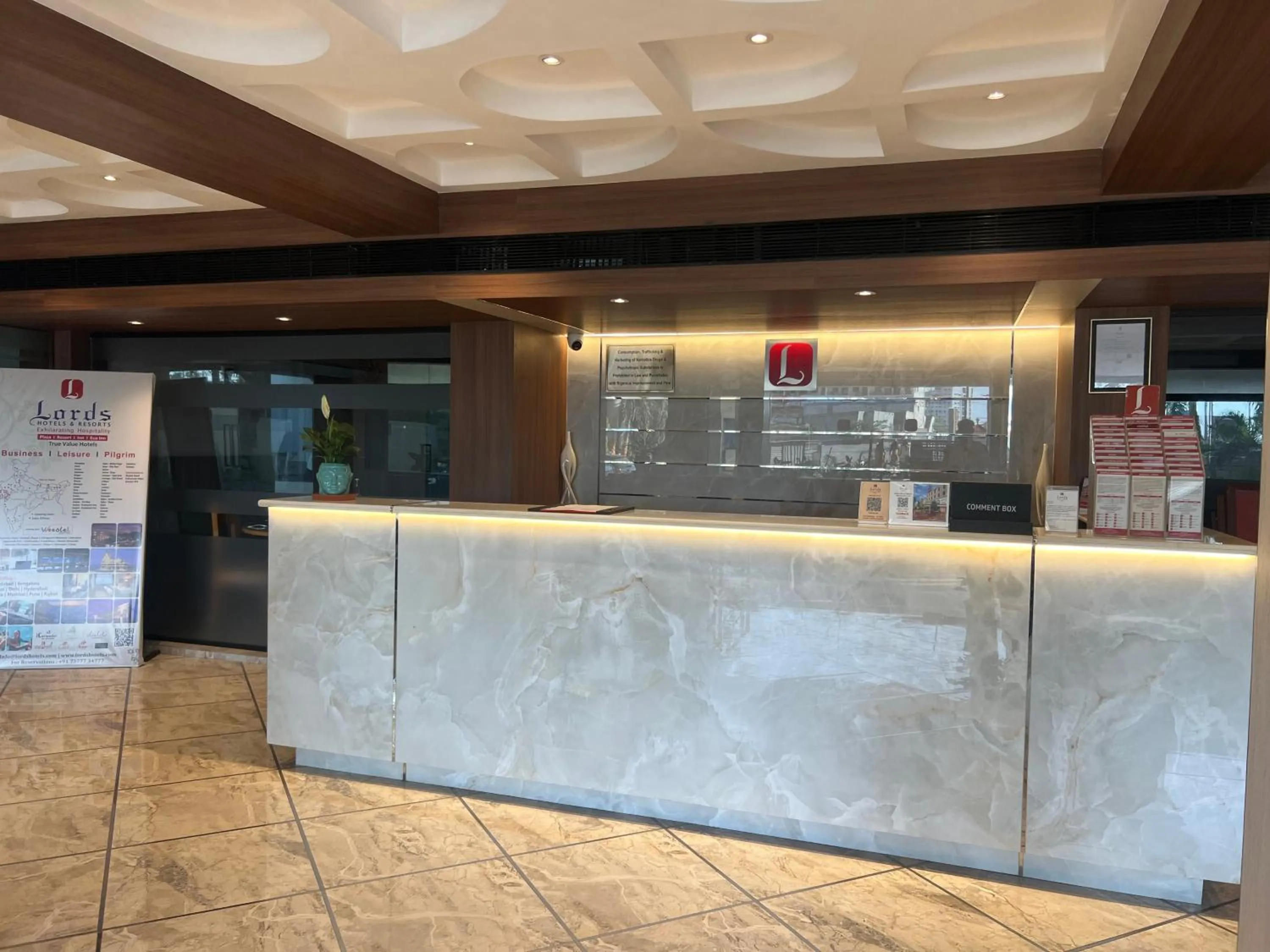 Lobby or reception in Lords Eco Inn Dahej