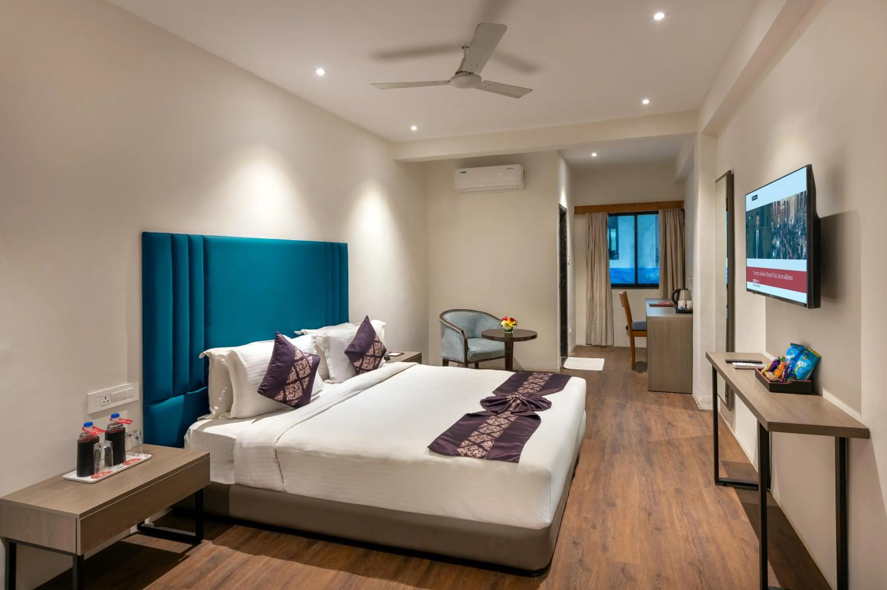 Bedroom, Bed in Lords Eco Inn Dahej