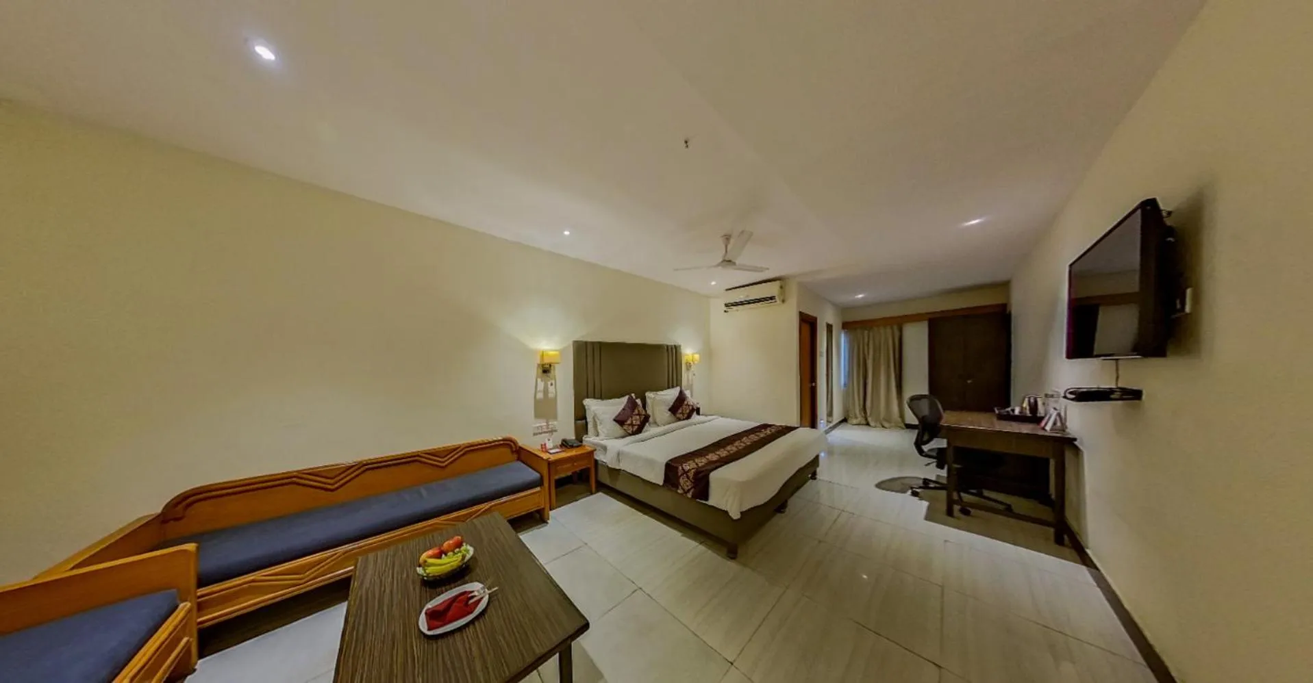 Bed in Lords Eco Inn Dahej