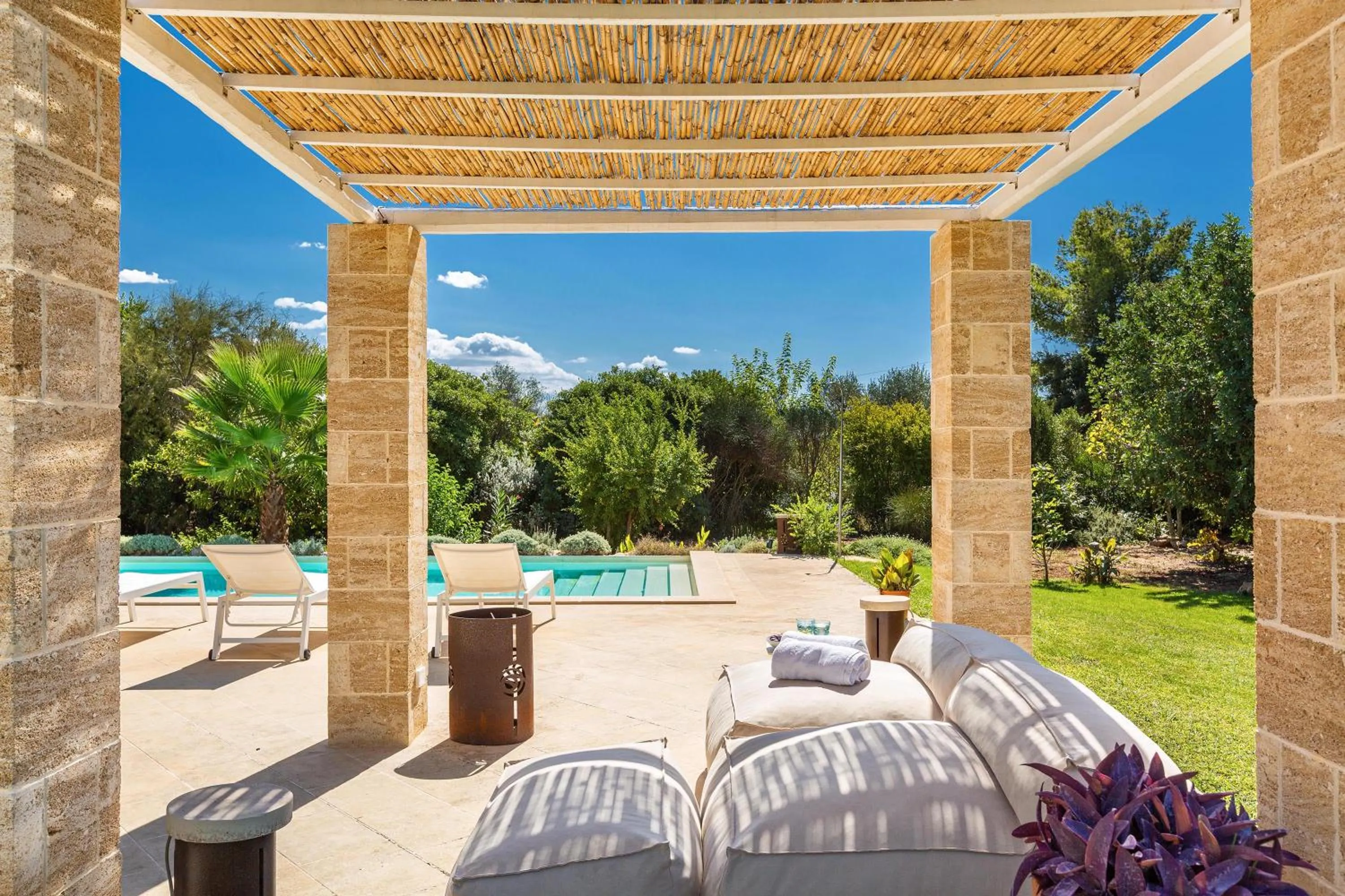 Pool view in Villa Chiara by Perle di Puglia
