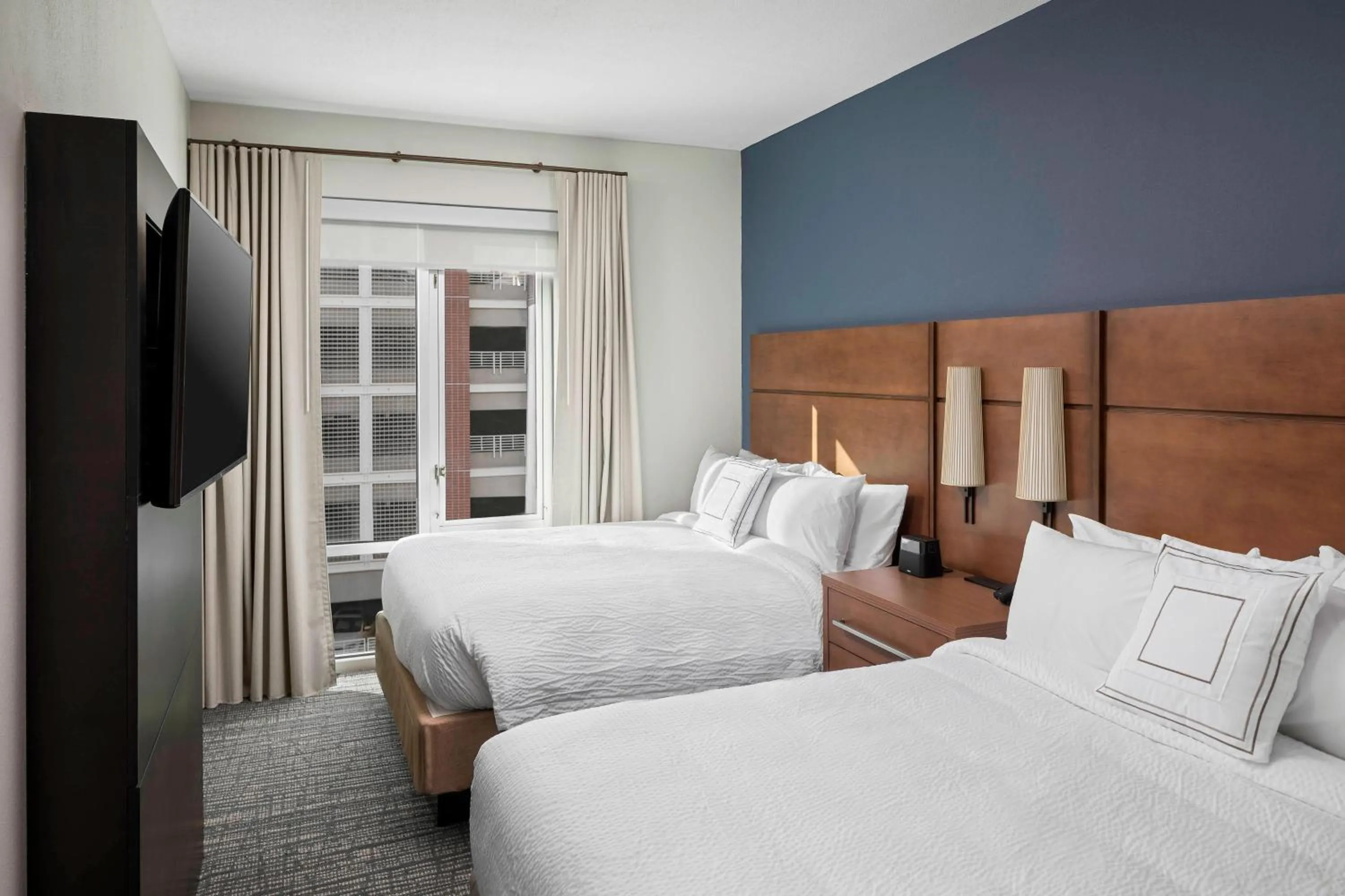 Bedroom, Bed in Residence Inn by Marriott Greenville Downtown
