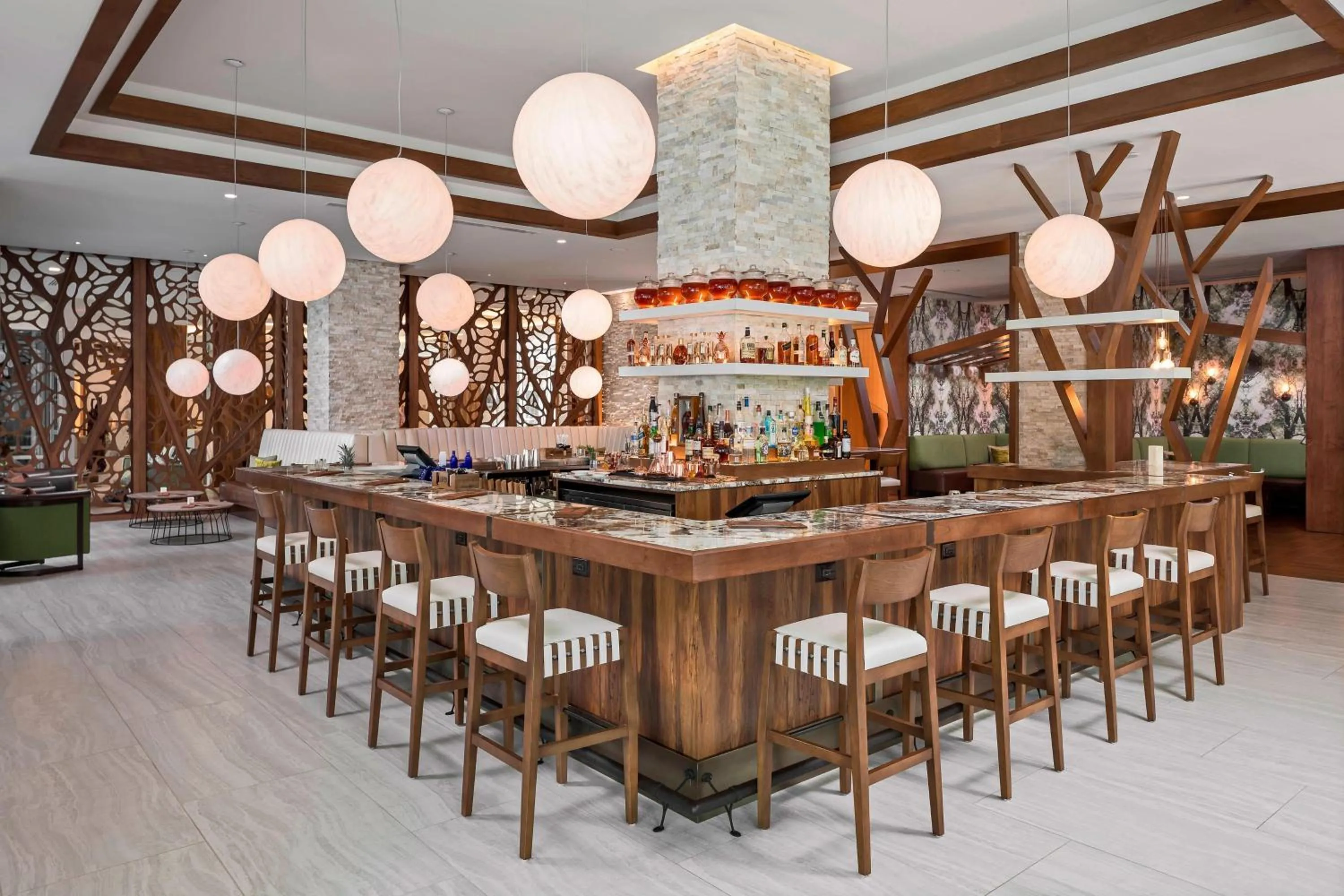 Lounge or bar in SpringHill Suites by Marriott Greenville Downtown