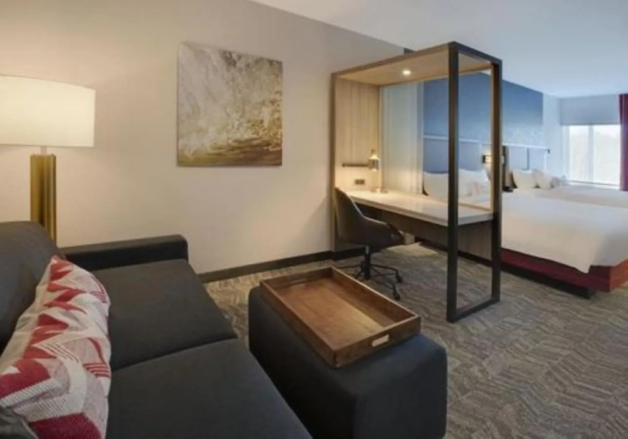 Photo of the whole room, Bed in SpringHill Suites by Marriott Hampton Portsmouth