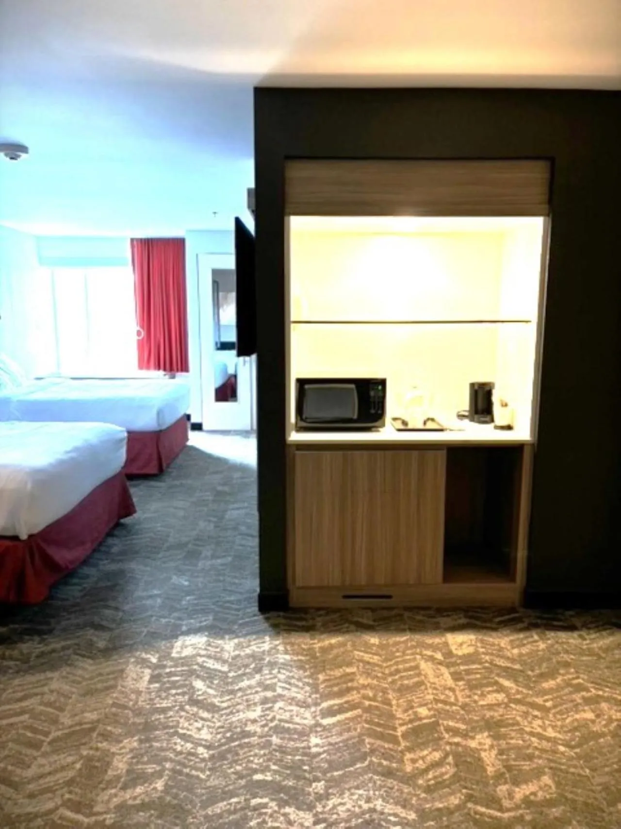 Photo of the whole room, Bed in SpringHill Suites by Marriott Hampton Portsmouth