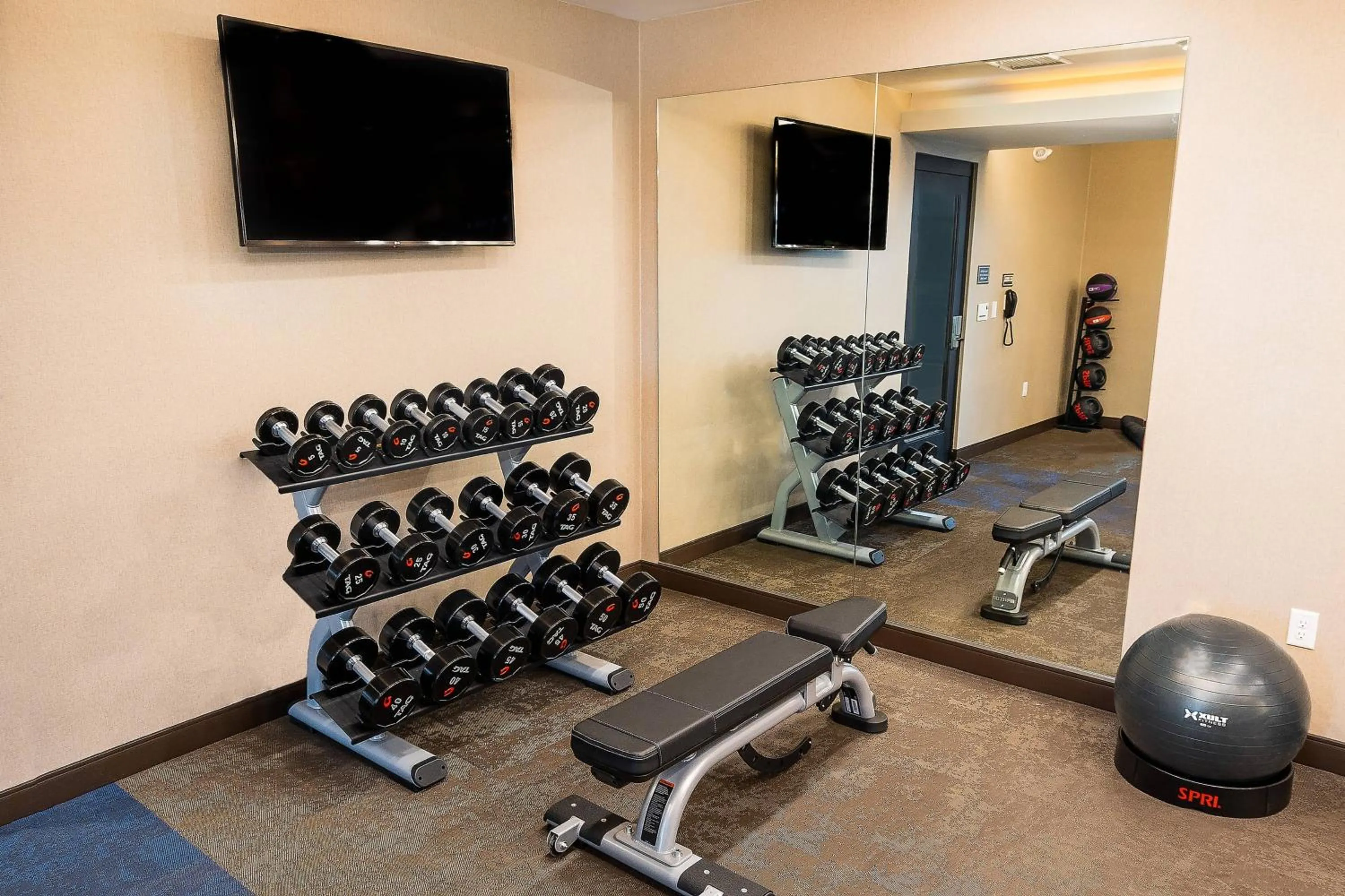 Fitness centre/facilities in Residence Inn by Marriott Rocklin Roseville