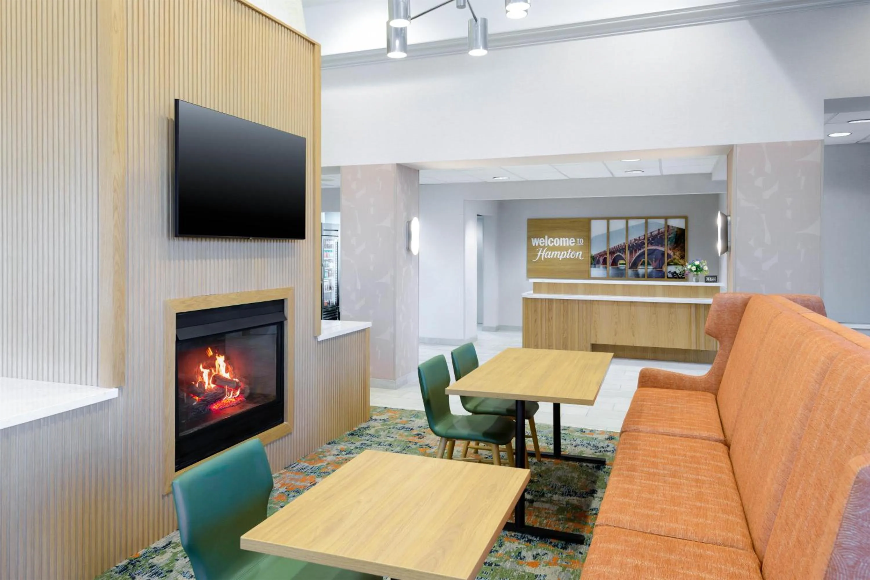 Lobby or reception in Hampton Inn & Suites-Austin Airport