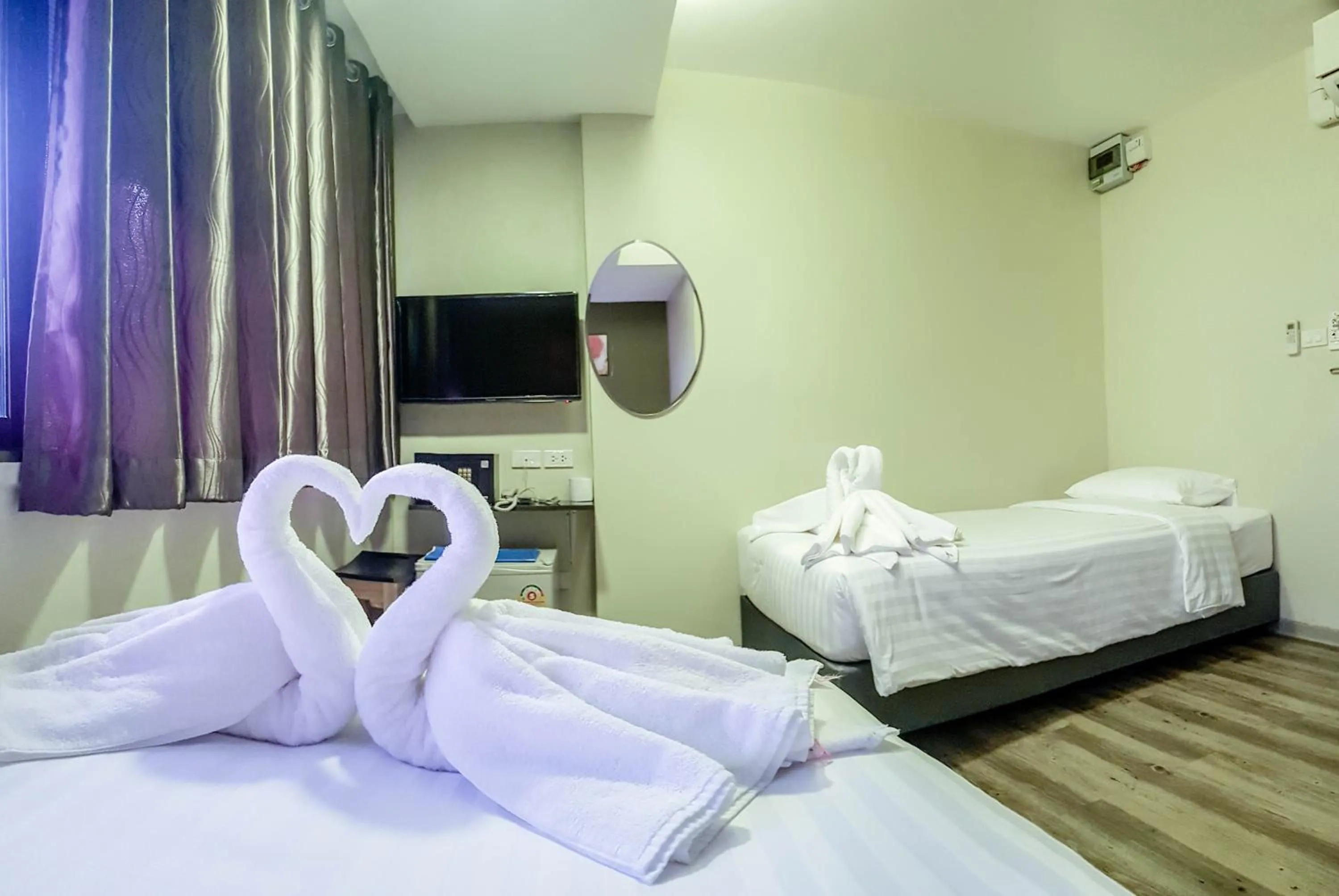 Bed in Kim Korner Hotel