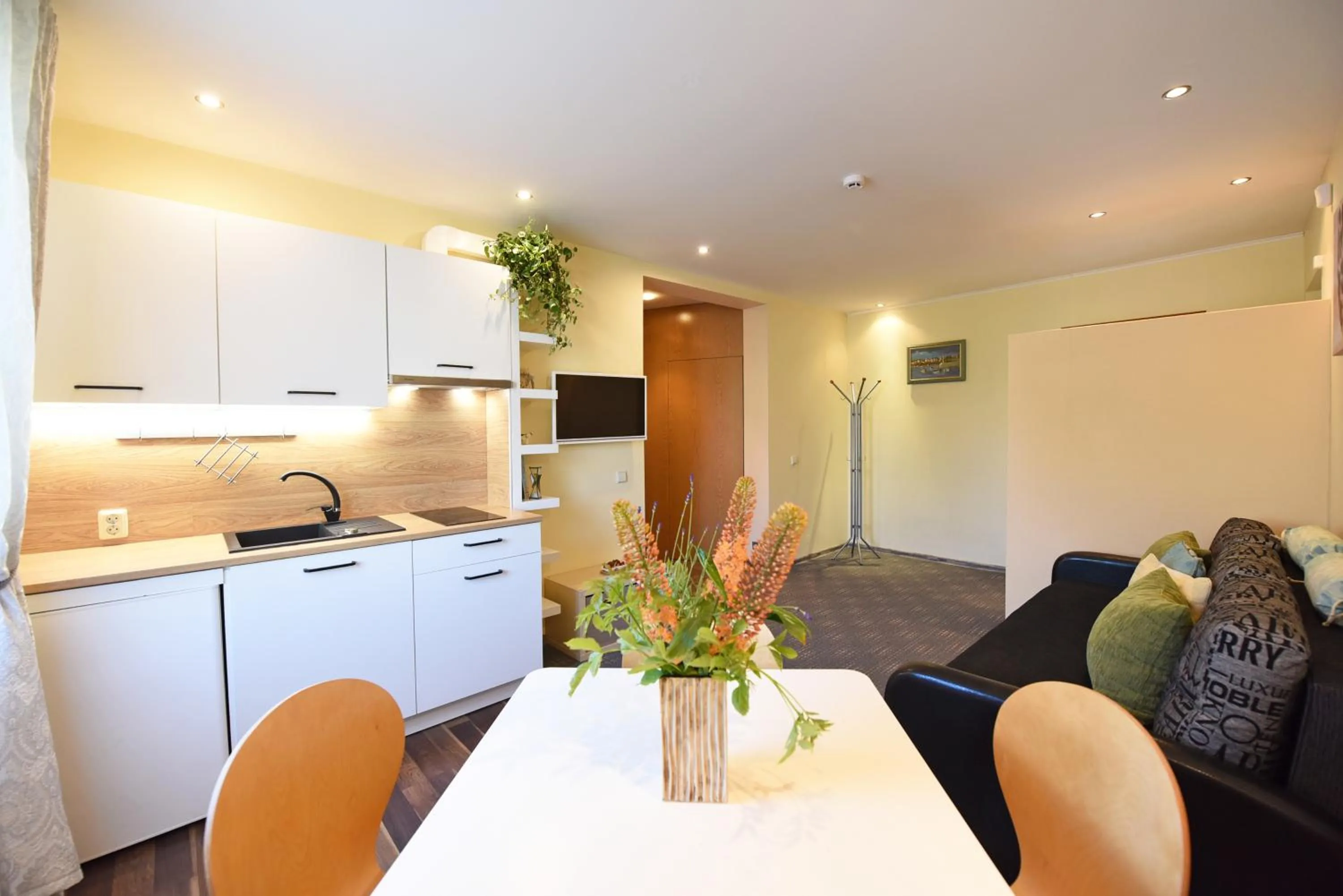Kitchen or kitchenette in Vila Gilė