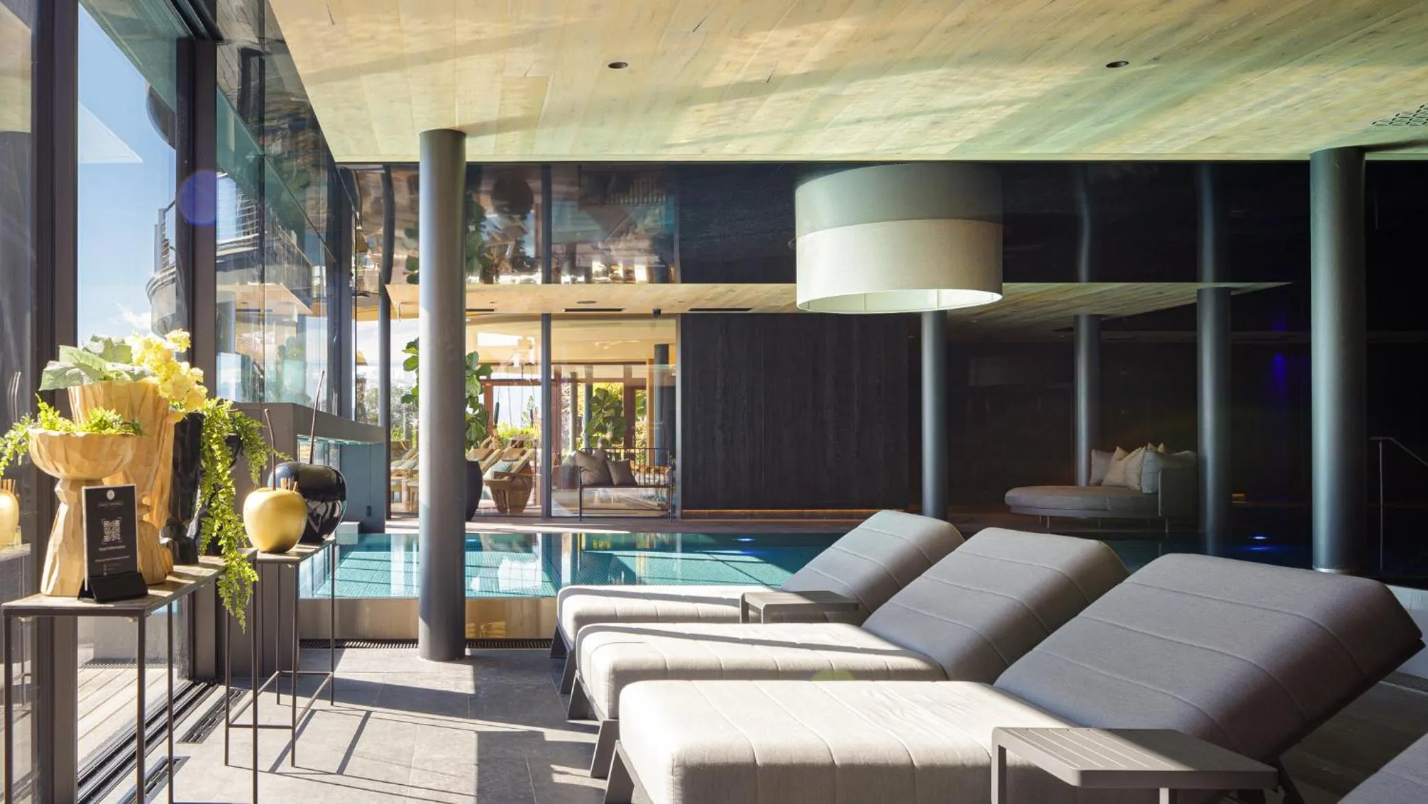 Swimming pool in Chalet Mirabell