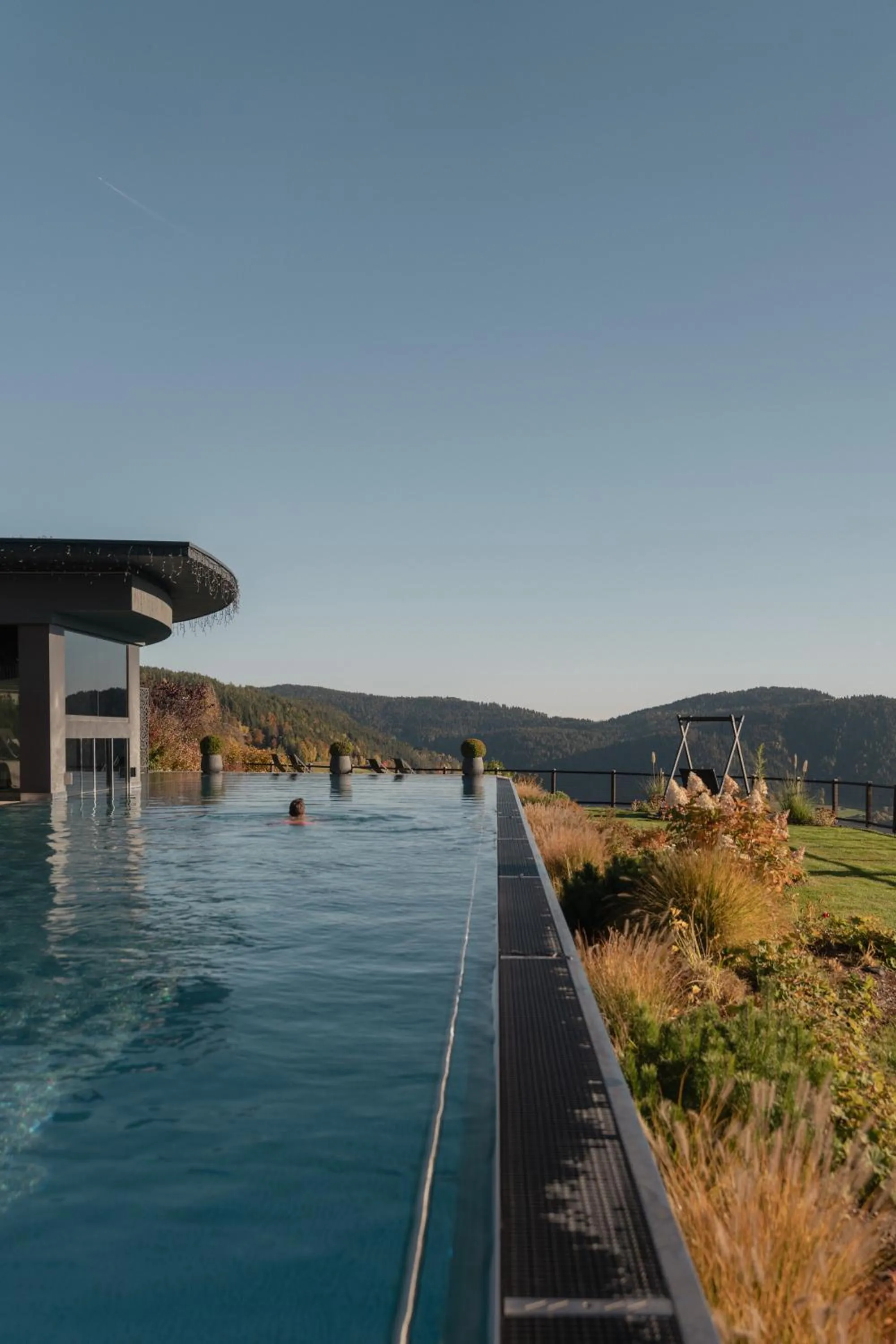 Swimming pool in Chalet Mirabell