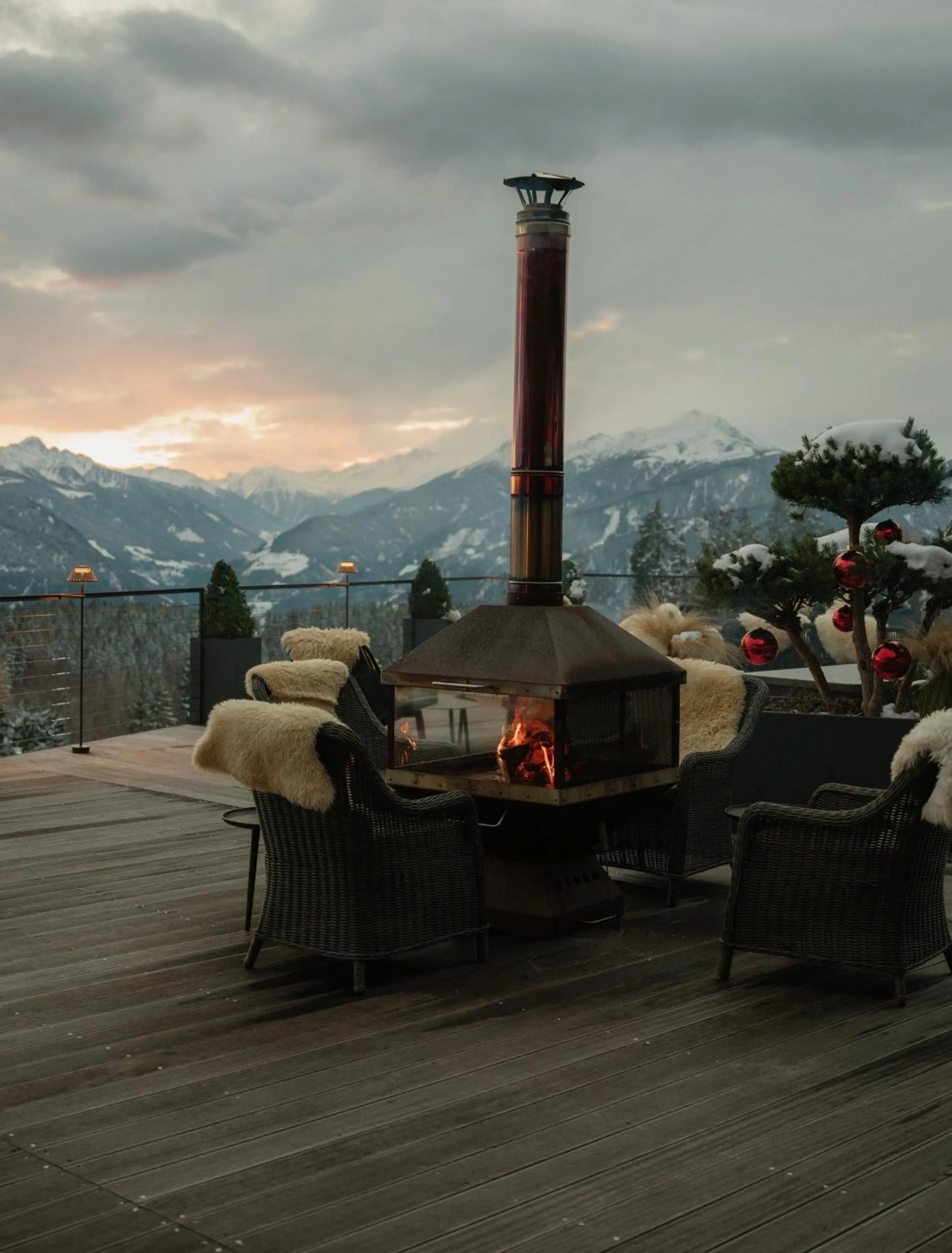 Balcony/Terrace in Chalet Mirabell