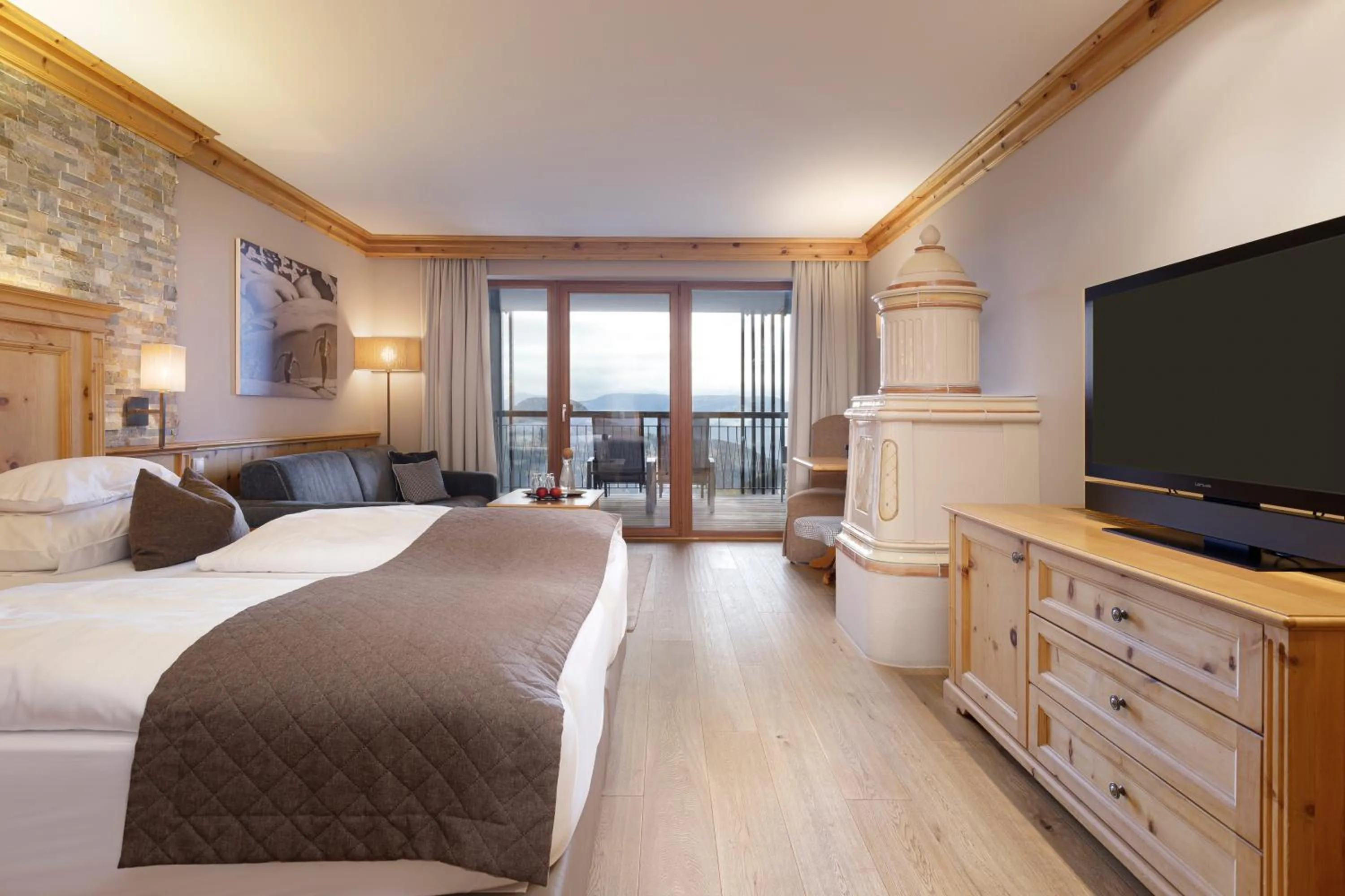 Bed in Chalet Mirabell