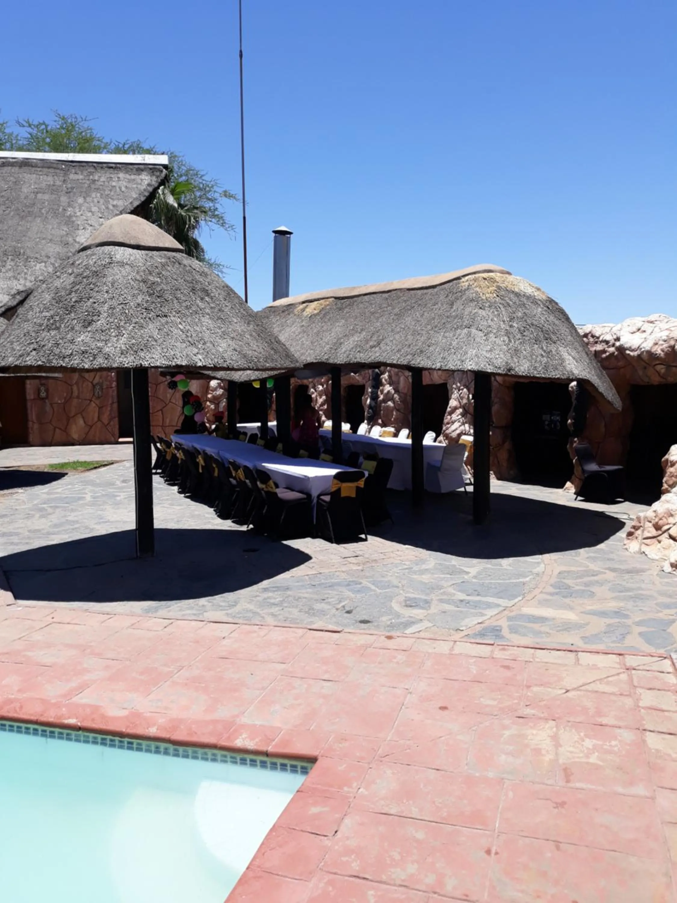 Patio in The Big Five Lodge