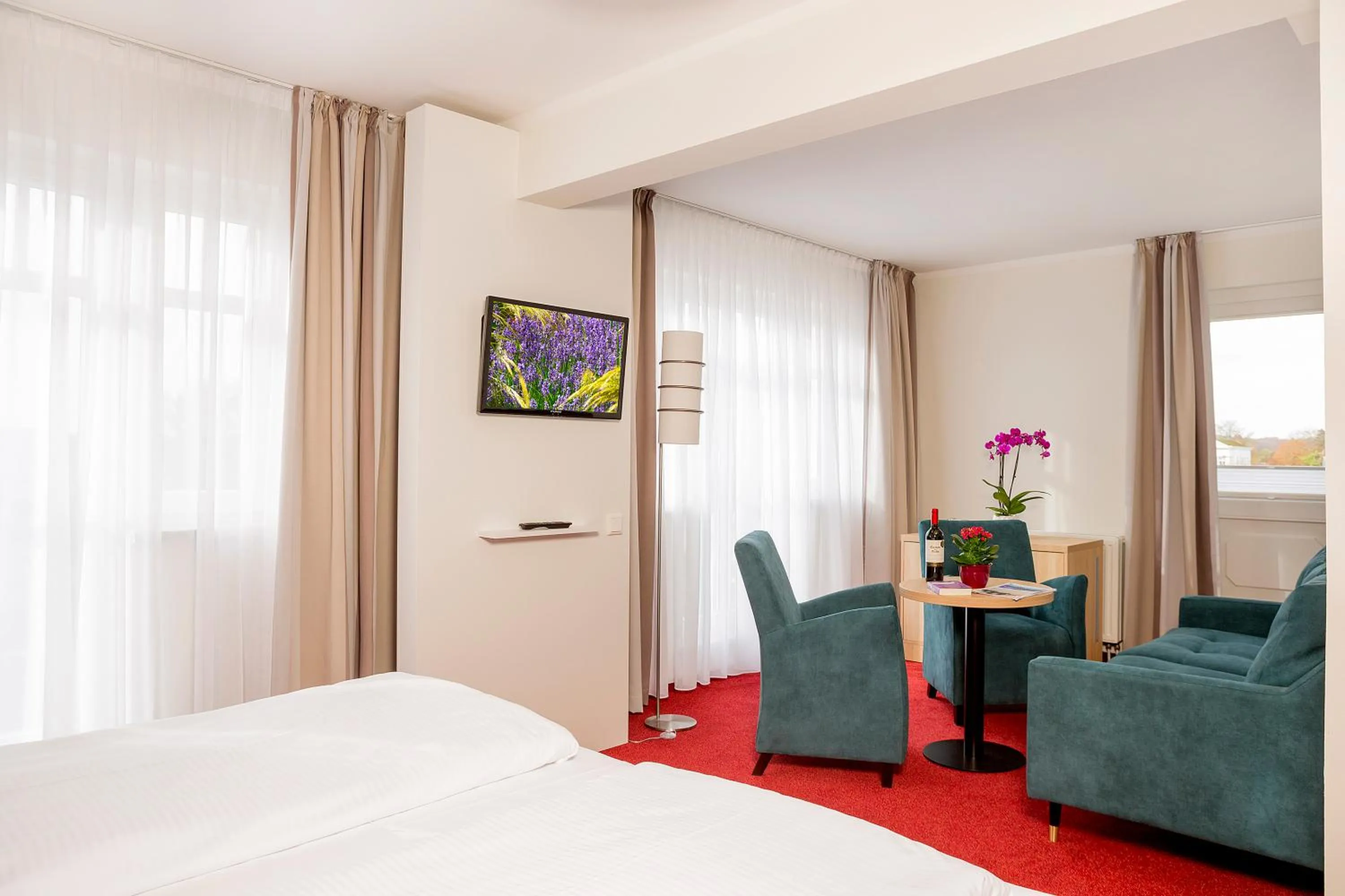 TV and multimedia, Bed in Garni Eden Hotels