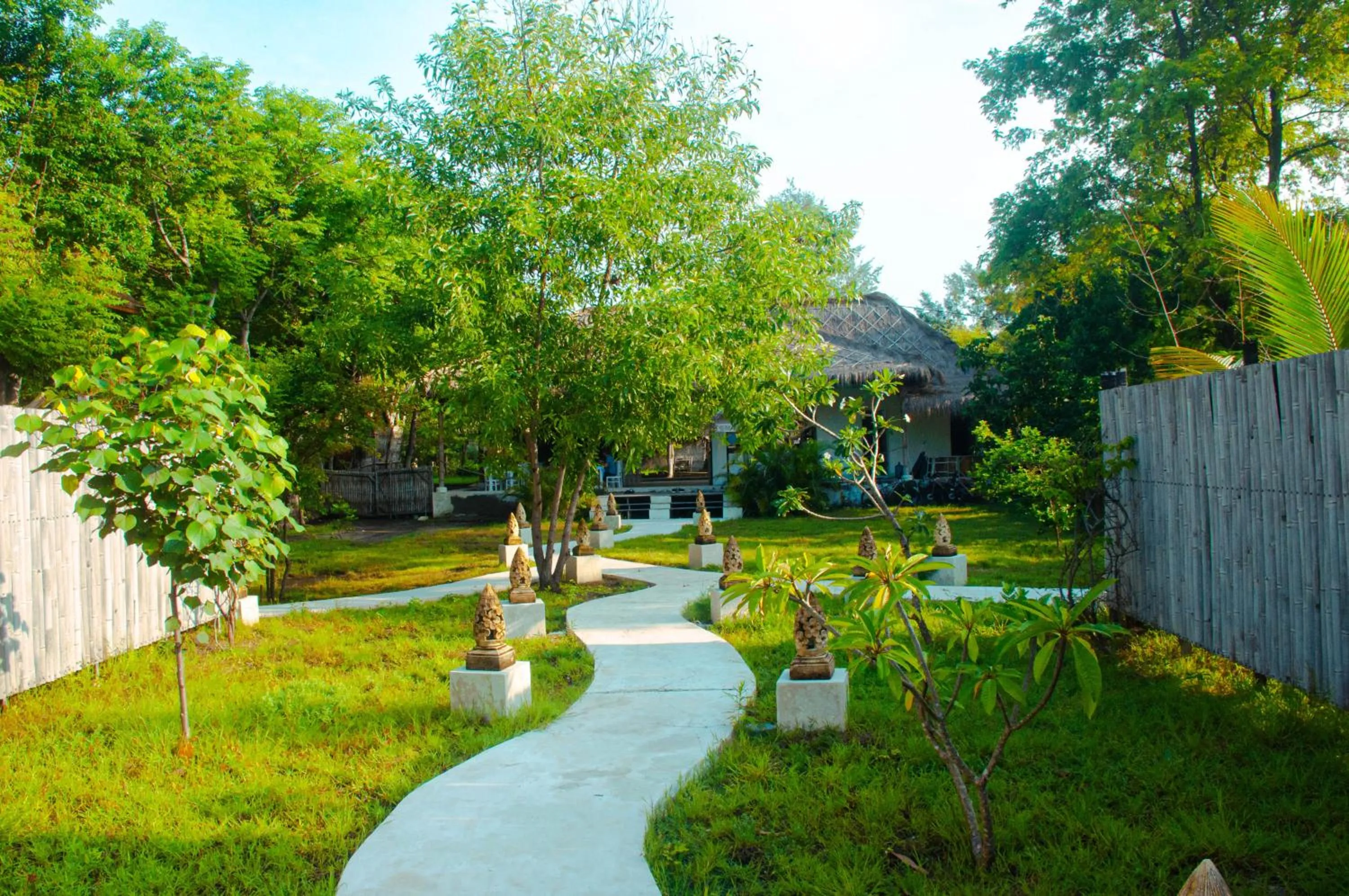 Natural landscape in Villa Samalas Resort and Restaurant