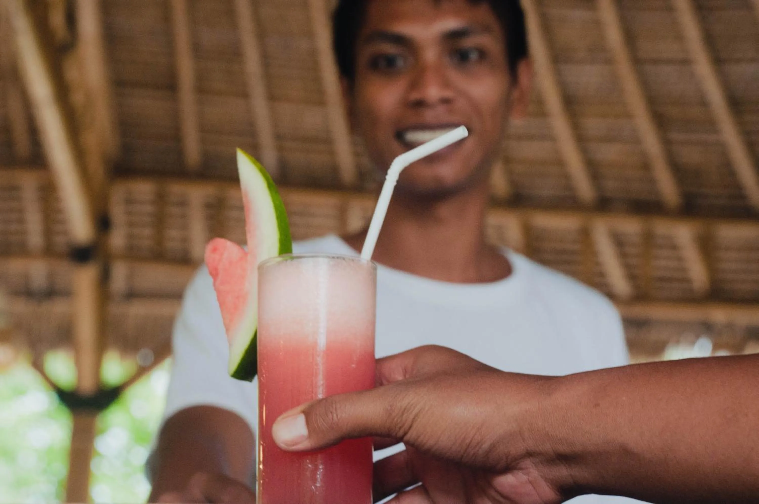 People in Villa Samalas Resort and Restaurant