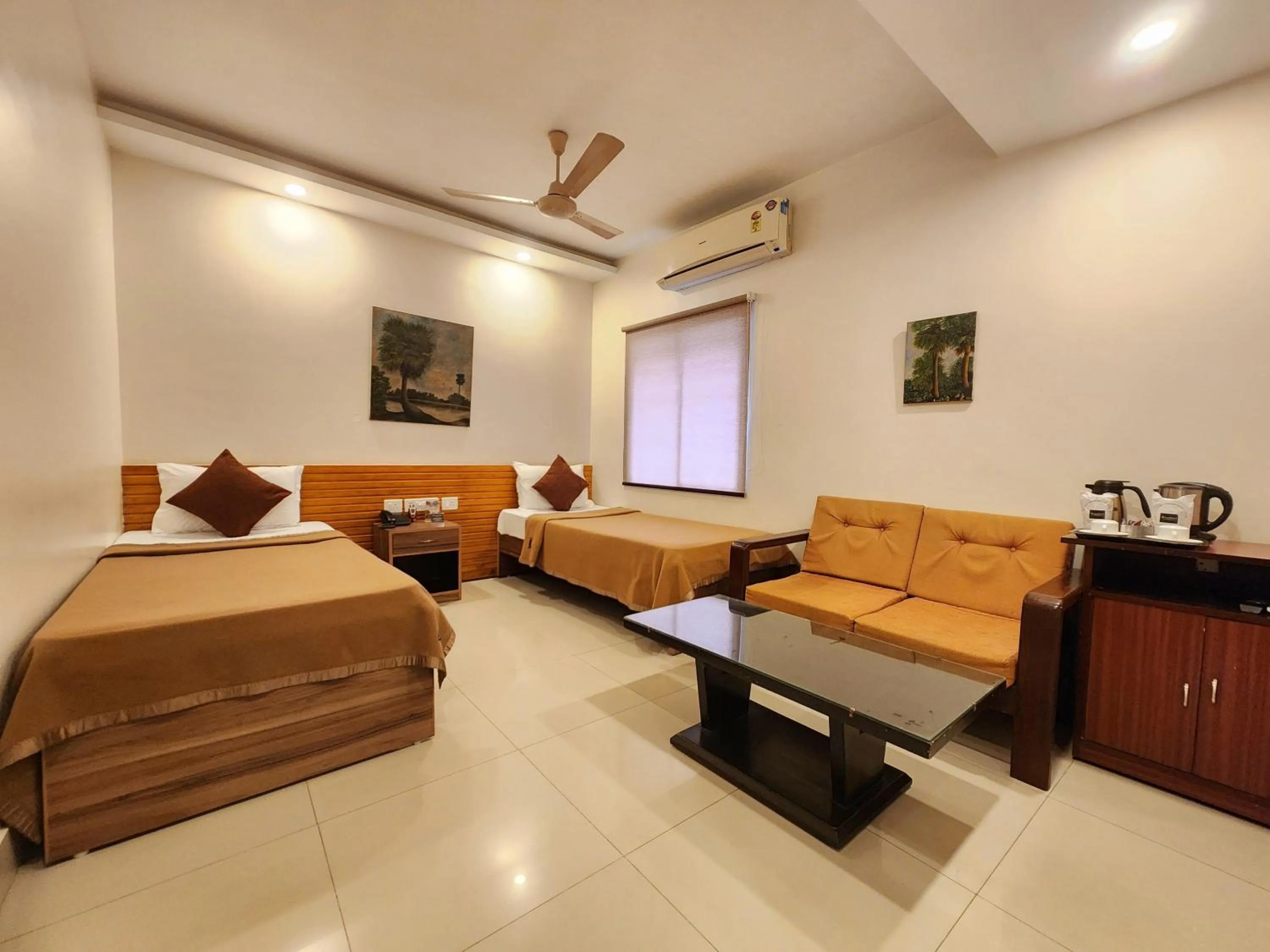 Bed in Wise Owl Comfotel