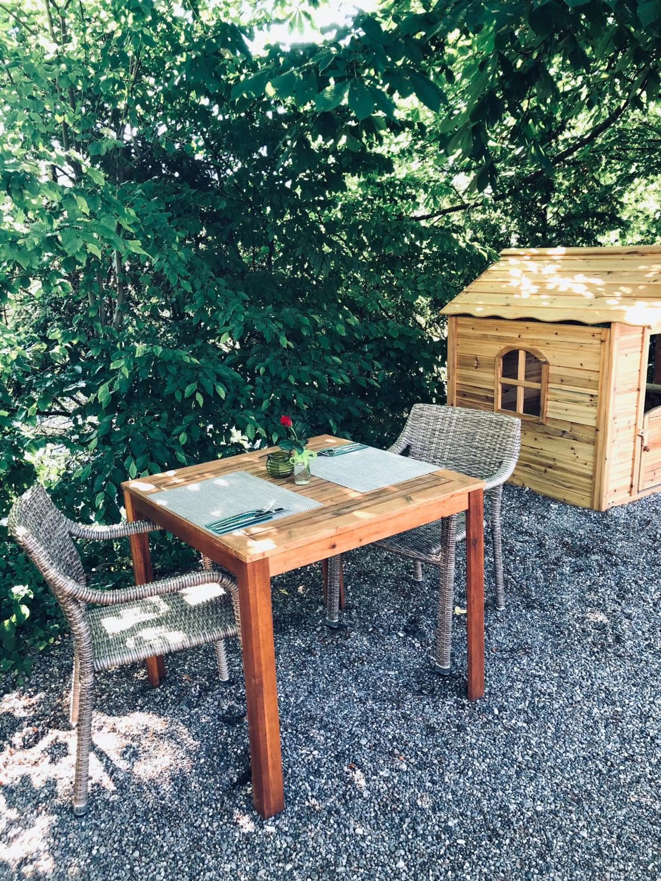 Patio in Hotel & Restaurant Grüner Baum Merzhausen