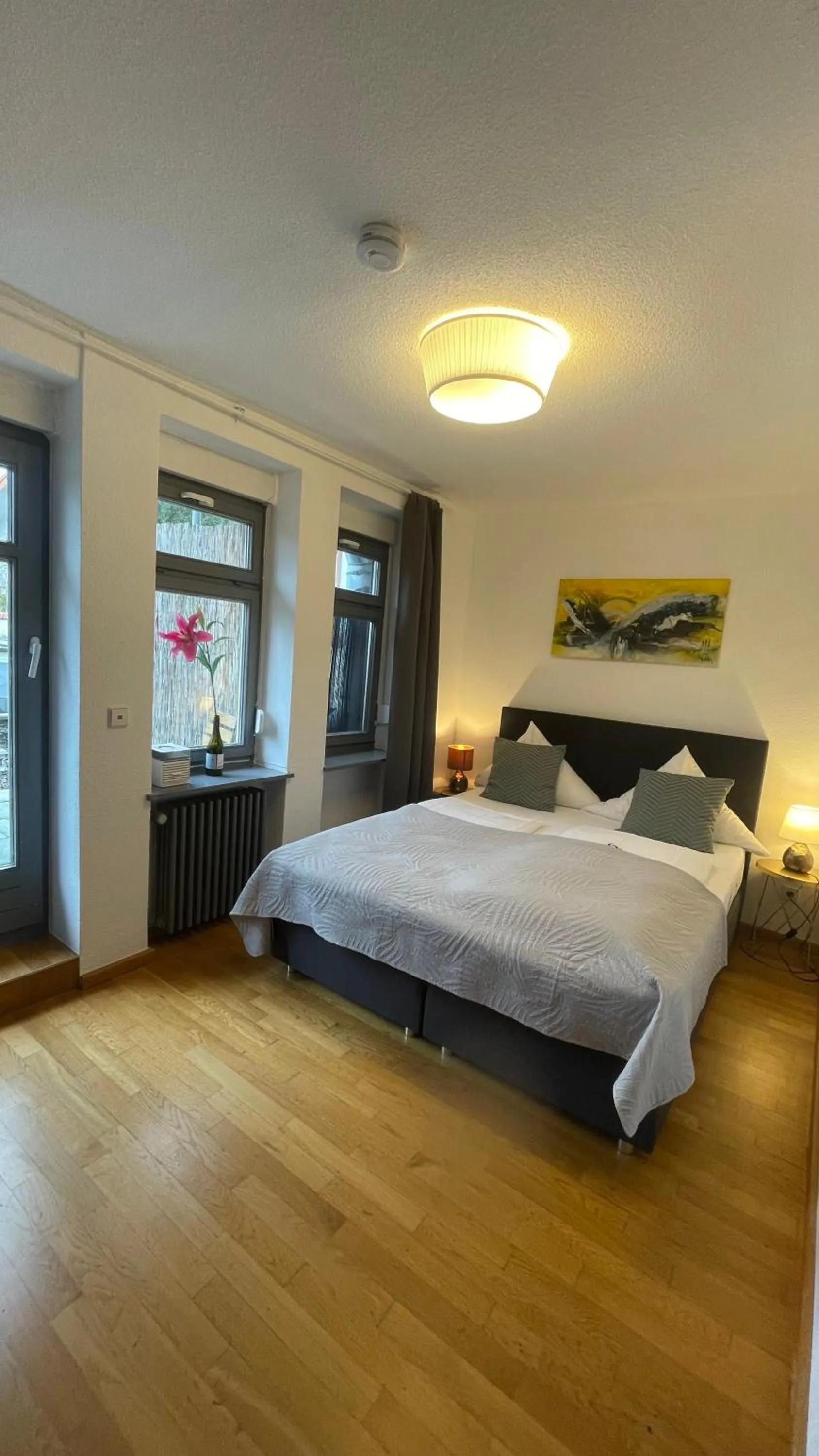 Bed in Hotel & Restaurant Grüner Baum Merzhausen