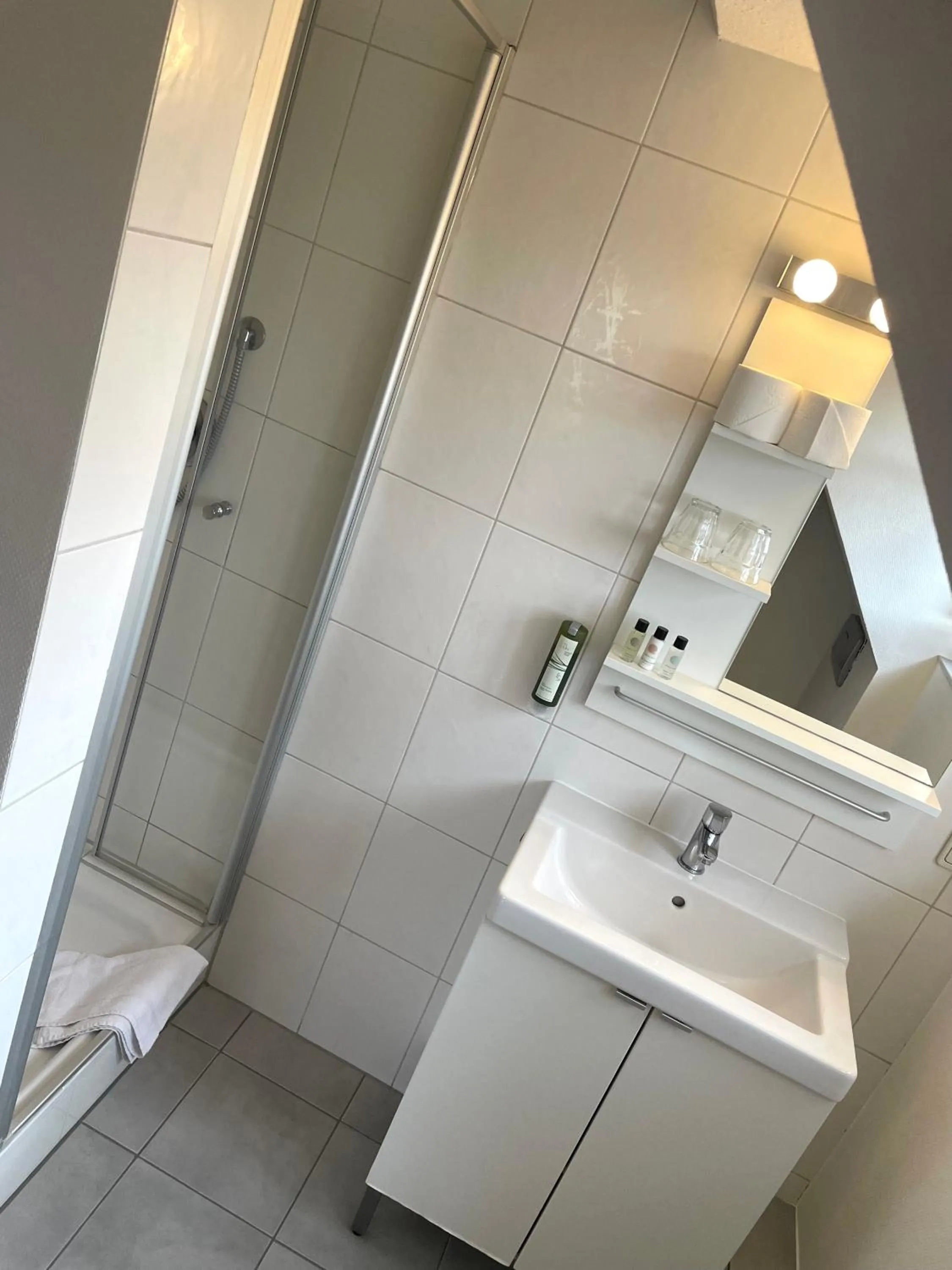 Shower in Hotel & Restaurant Grüner Baum Merzhausen