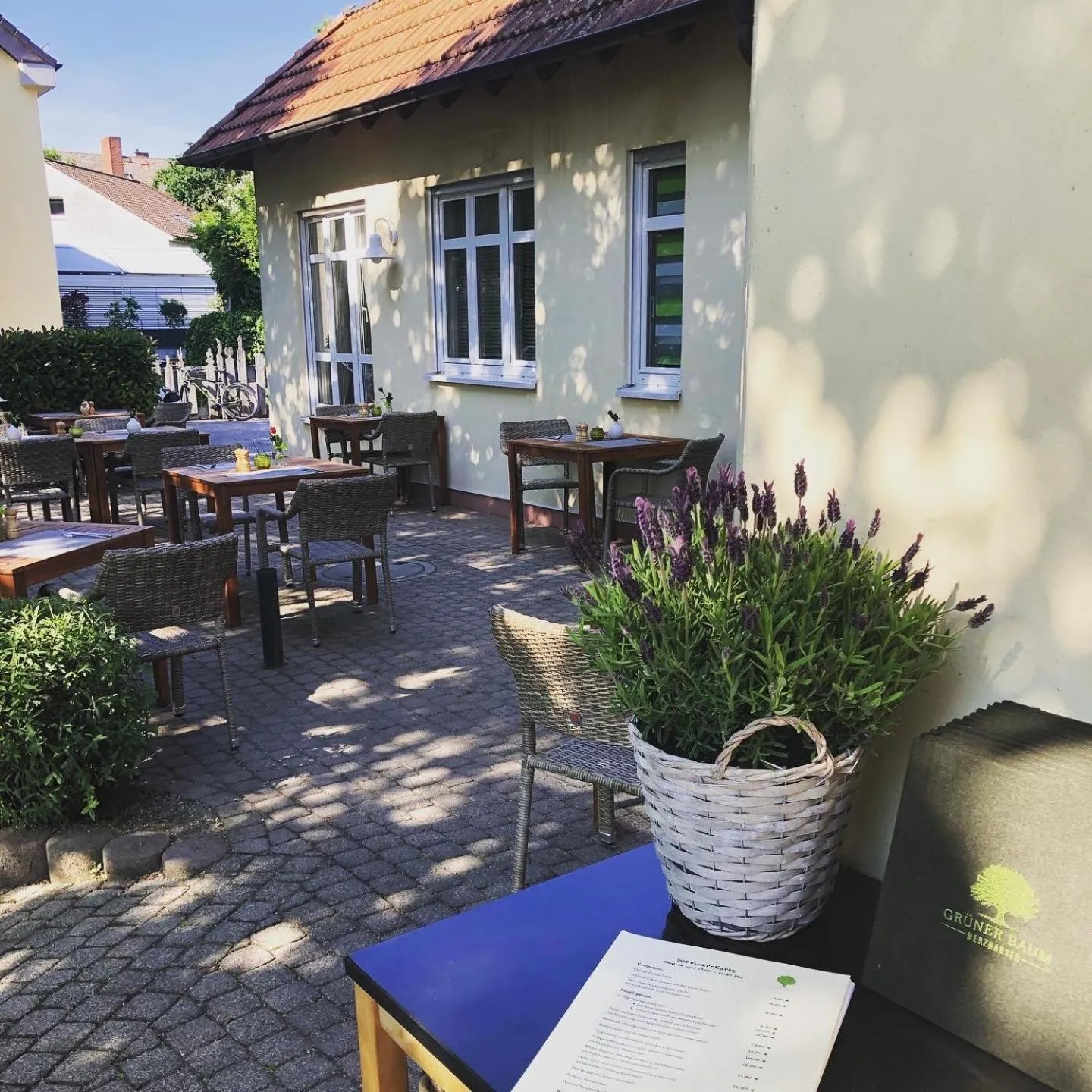 Patio in Hotel & Restaurant Grüner Baum Merzhausen
