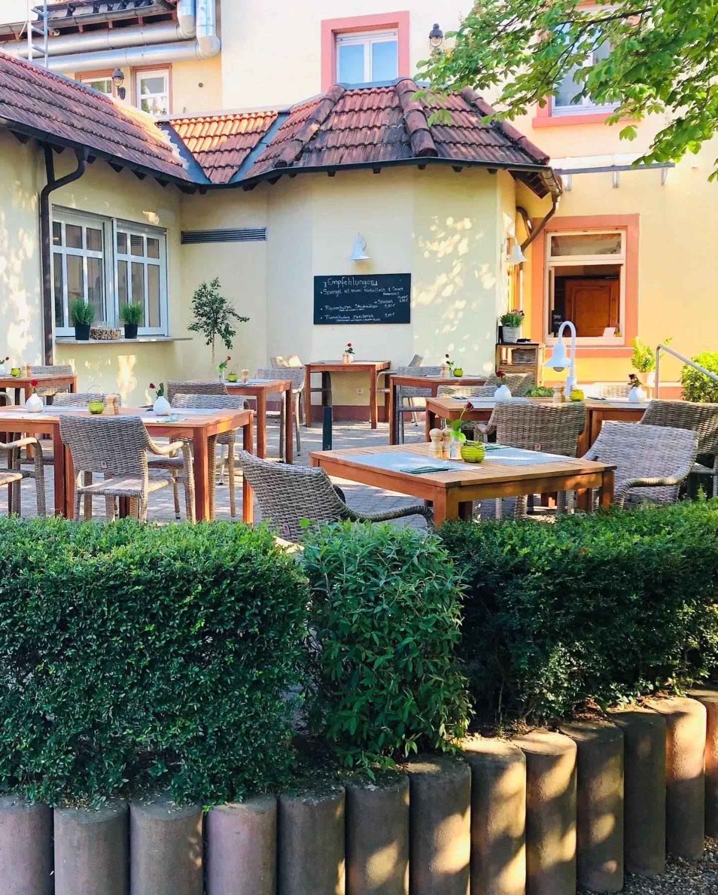 Patio in Hotel & Restaurant Grüner Baum Merzhausen