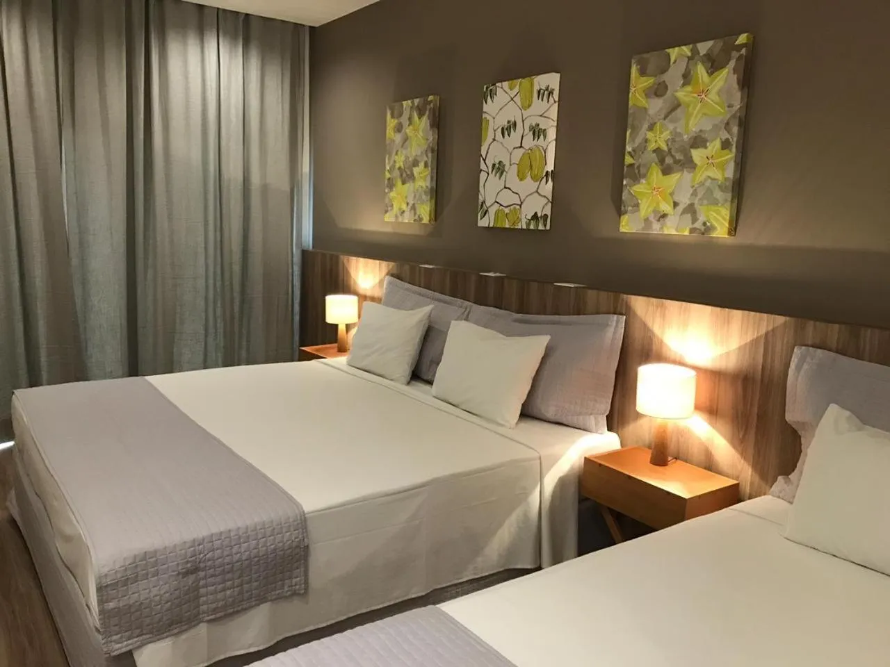 Bed in Carambola Hotel