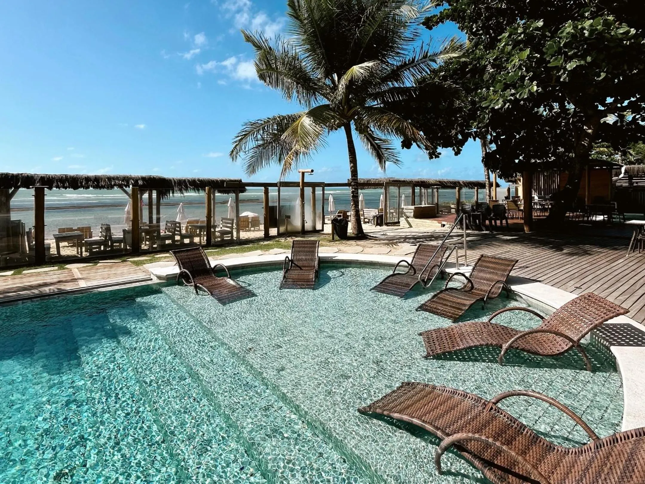 Swimming pool in Carambola Hotel
