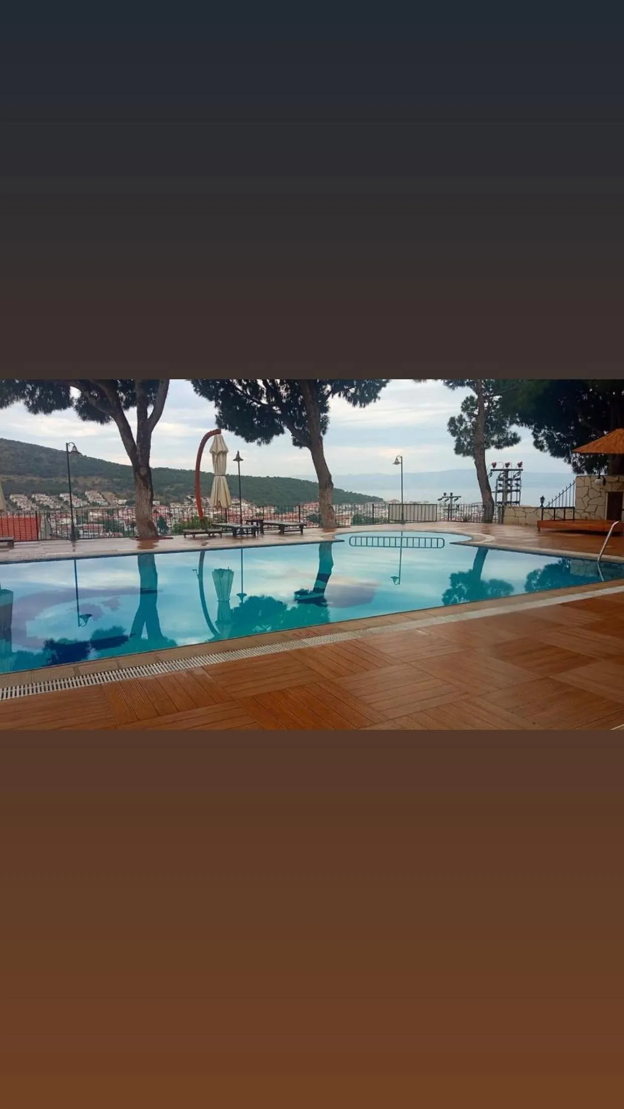 Pool view in My Solmaz Hotel