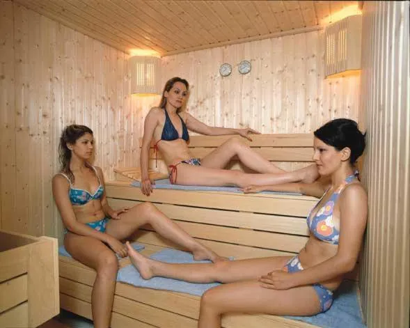 Sauna in My Solmaz Hotel