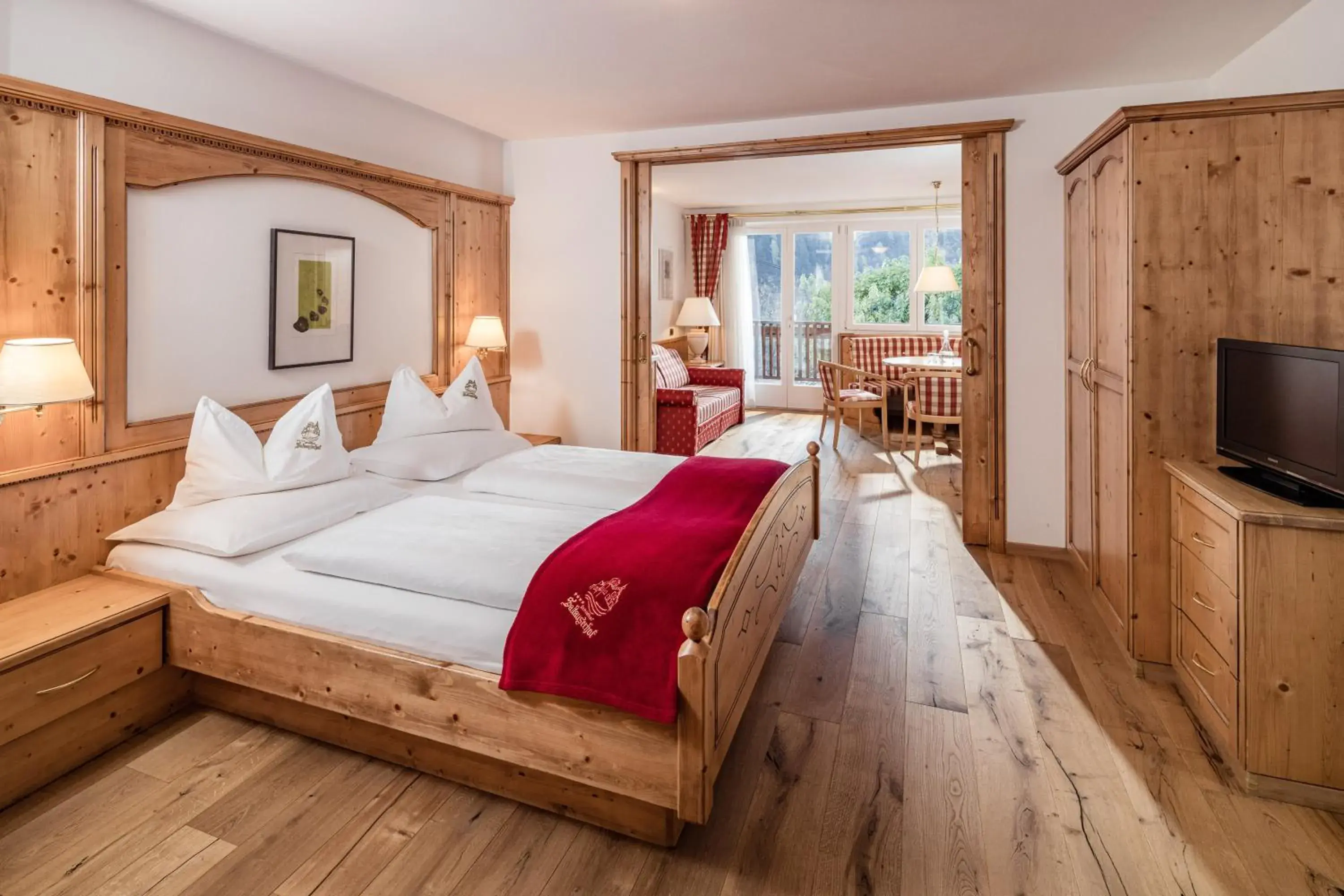 Family Room with Balcony - single occupancy in Hotel Saltauserhof Family Room with Balcony - single occupancy in Hotel Saltauserhof