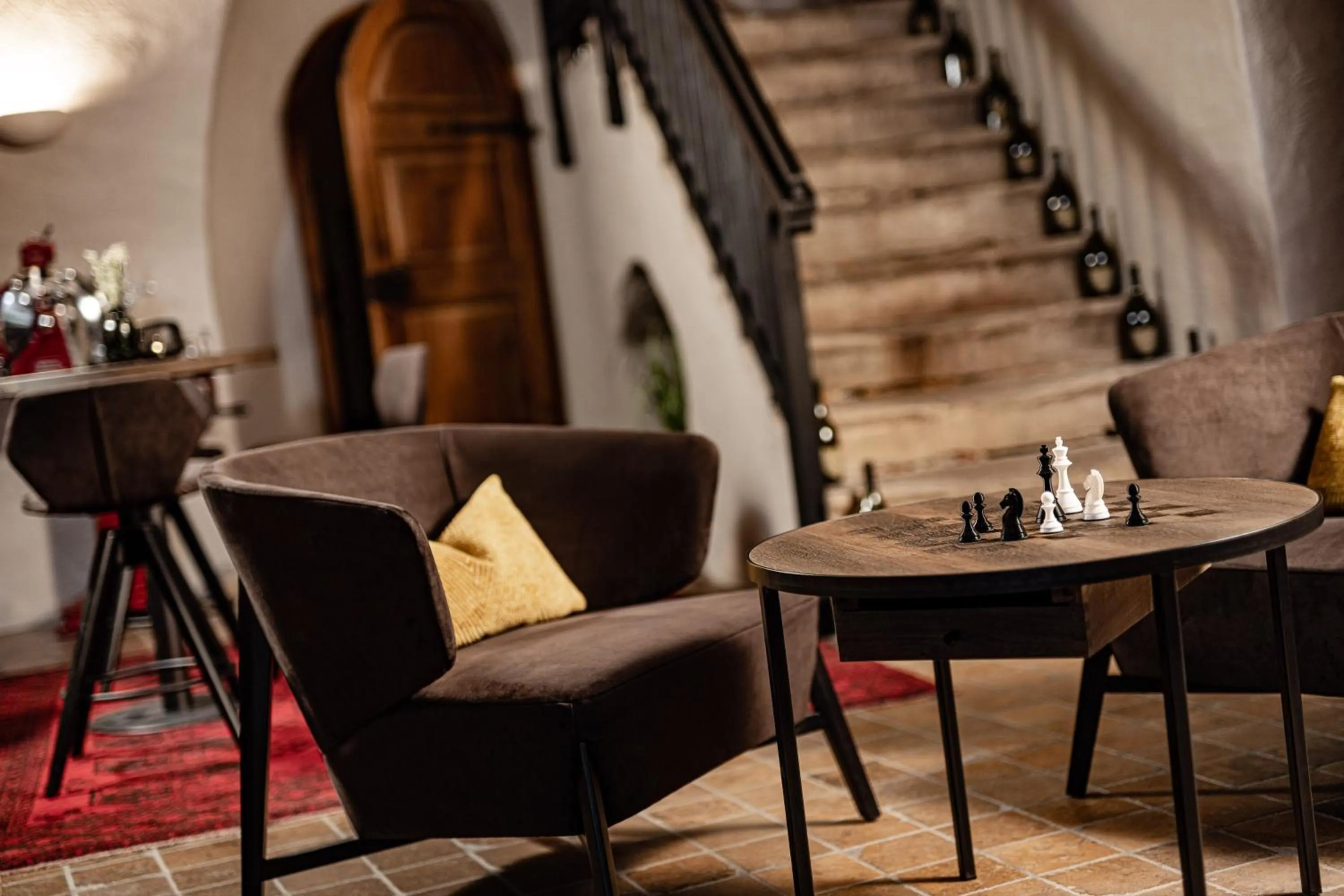 Lounge or bar in Hotel Saltauserhof