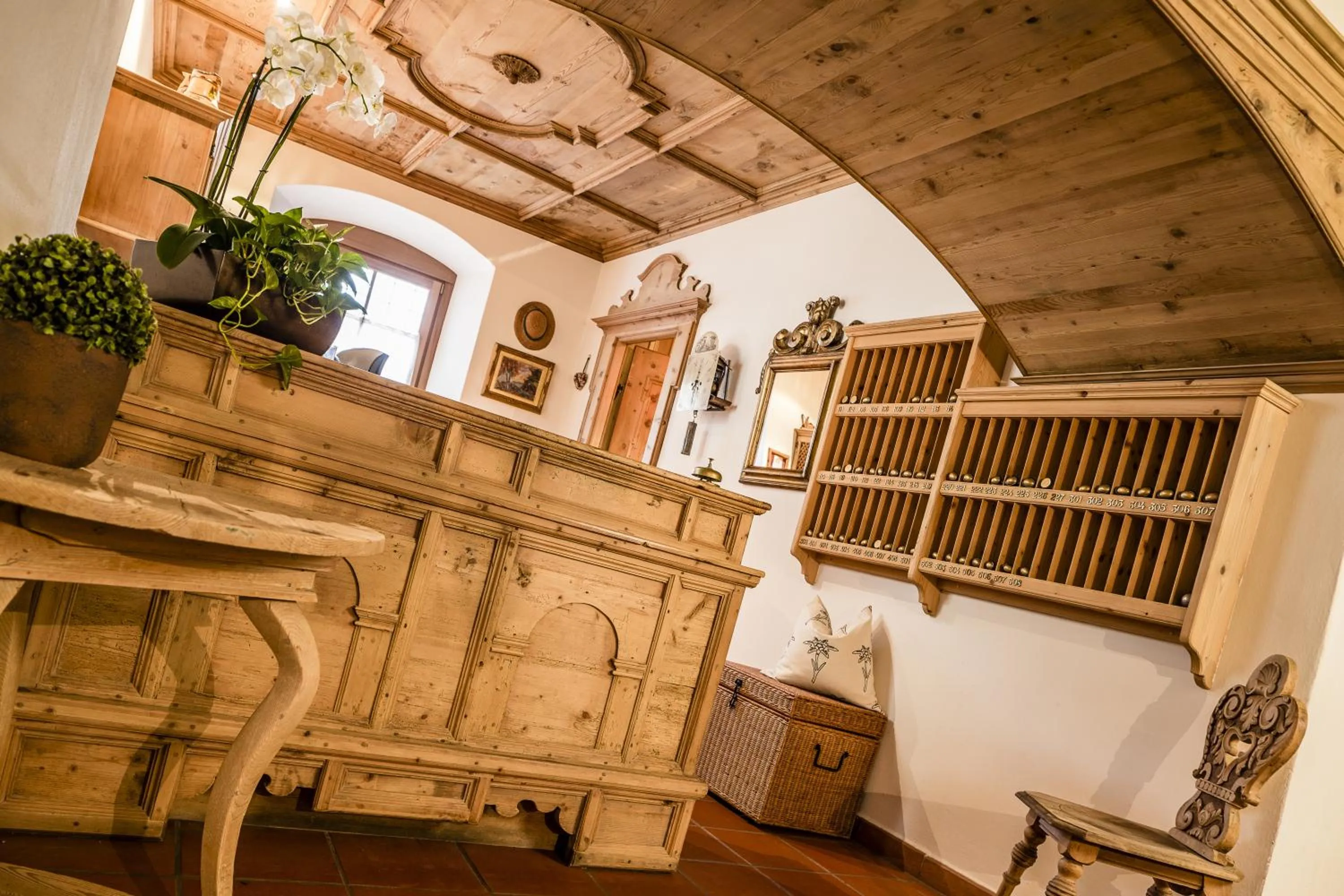 Decorative detail in Hotel Saltauserhof