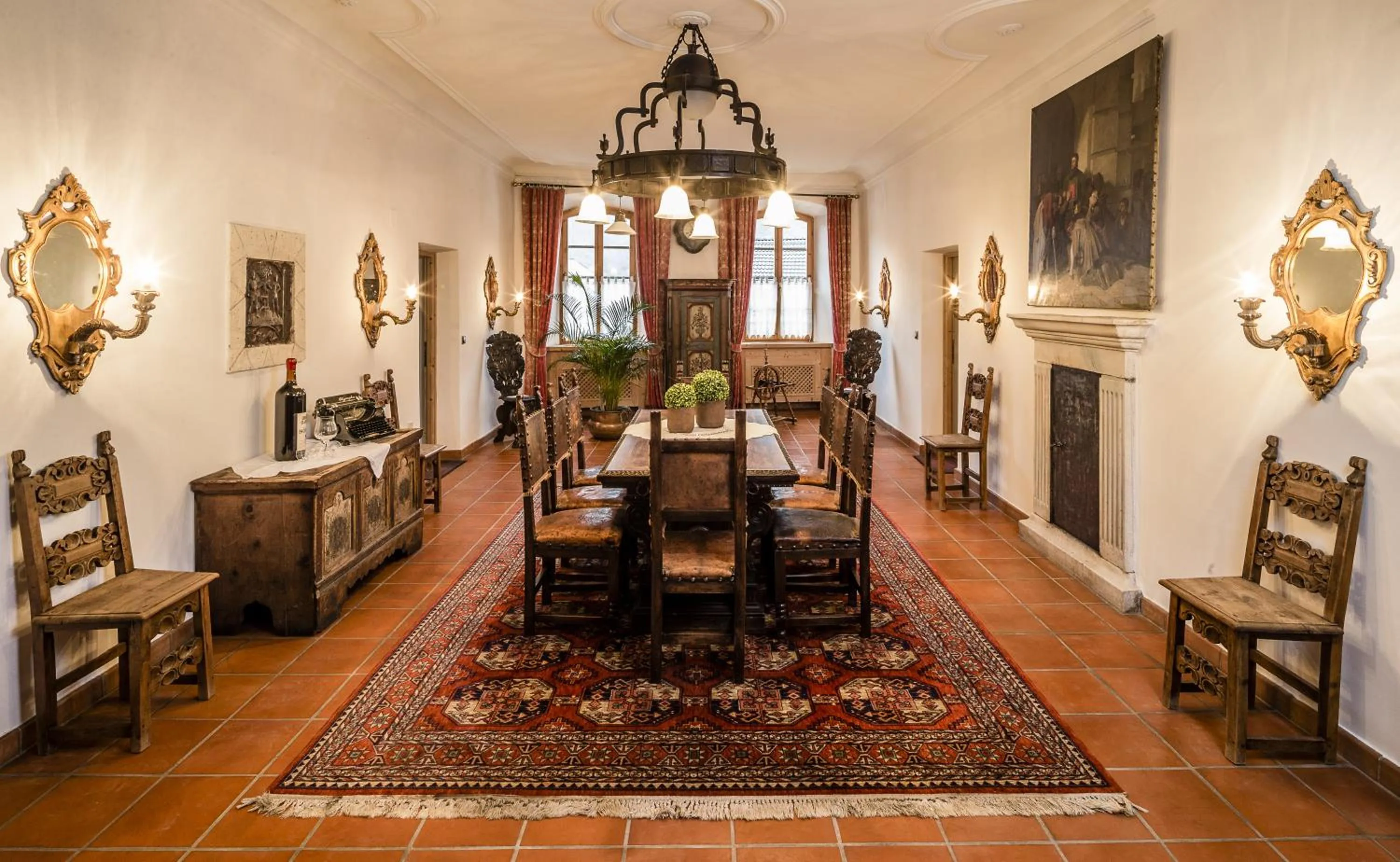 Decorative detail in Hotel Saltauserhof